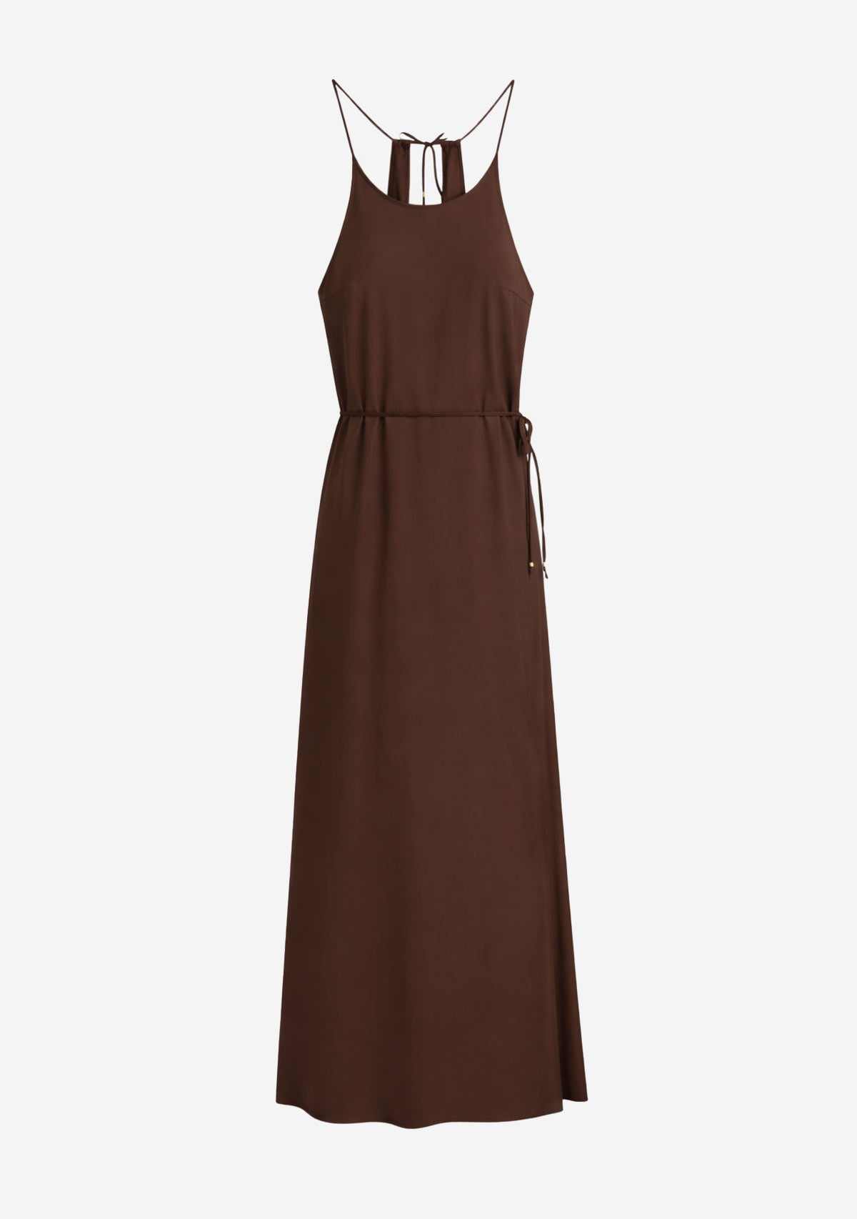 Viscose Maxi Cami Wrap Dress Hot Fudge