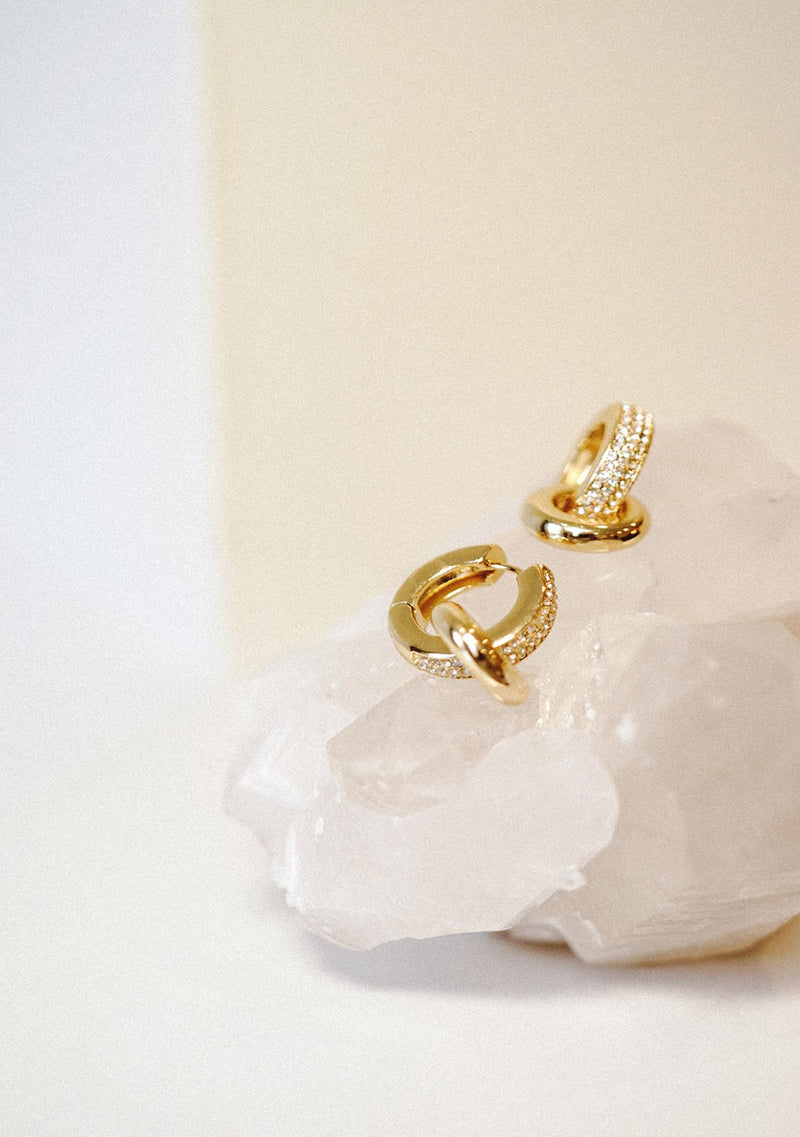 Learn Recycled Chunky Hoop Earrings Gold