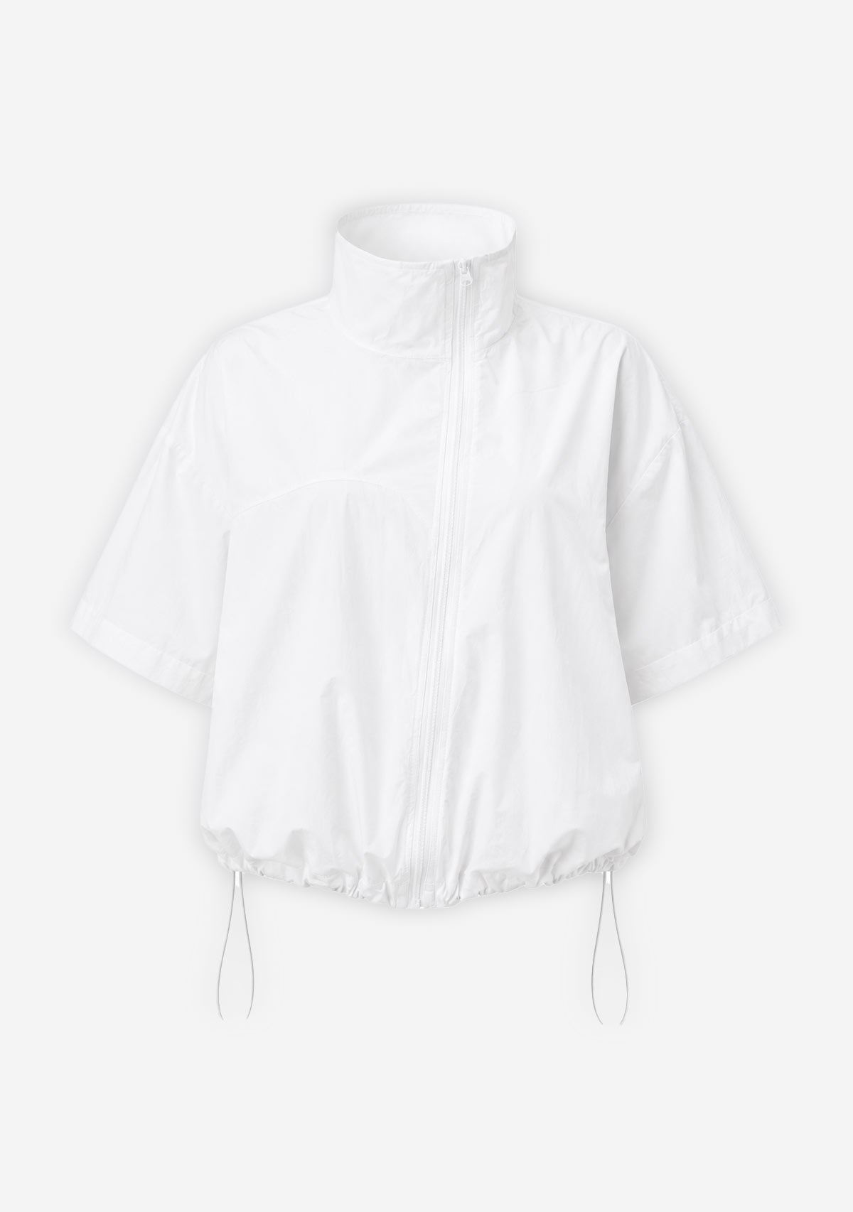 Boxy Short Sleeve Jacket White