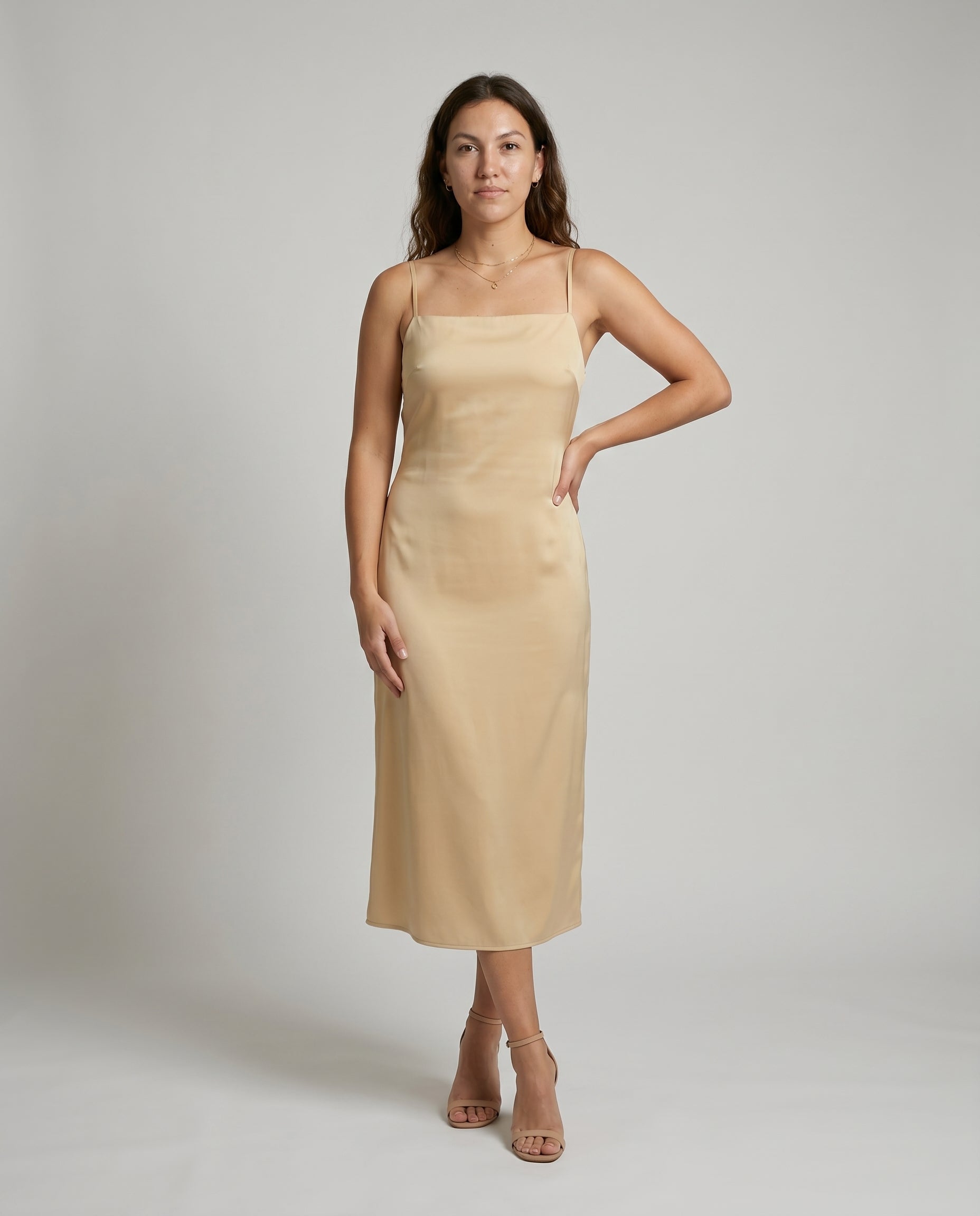 Emma Slip Dress Butter Yellow