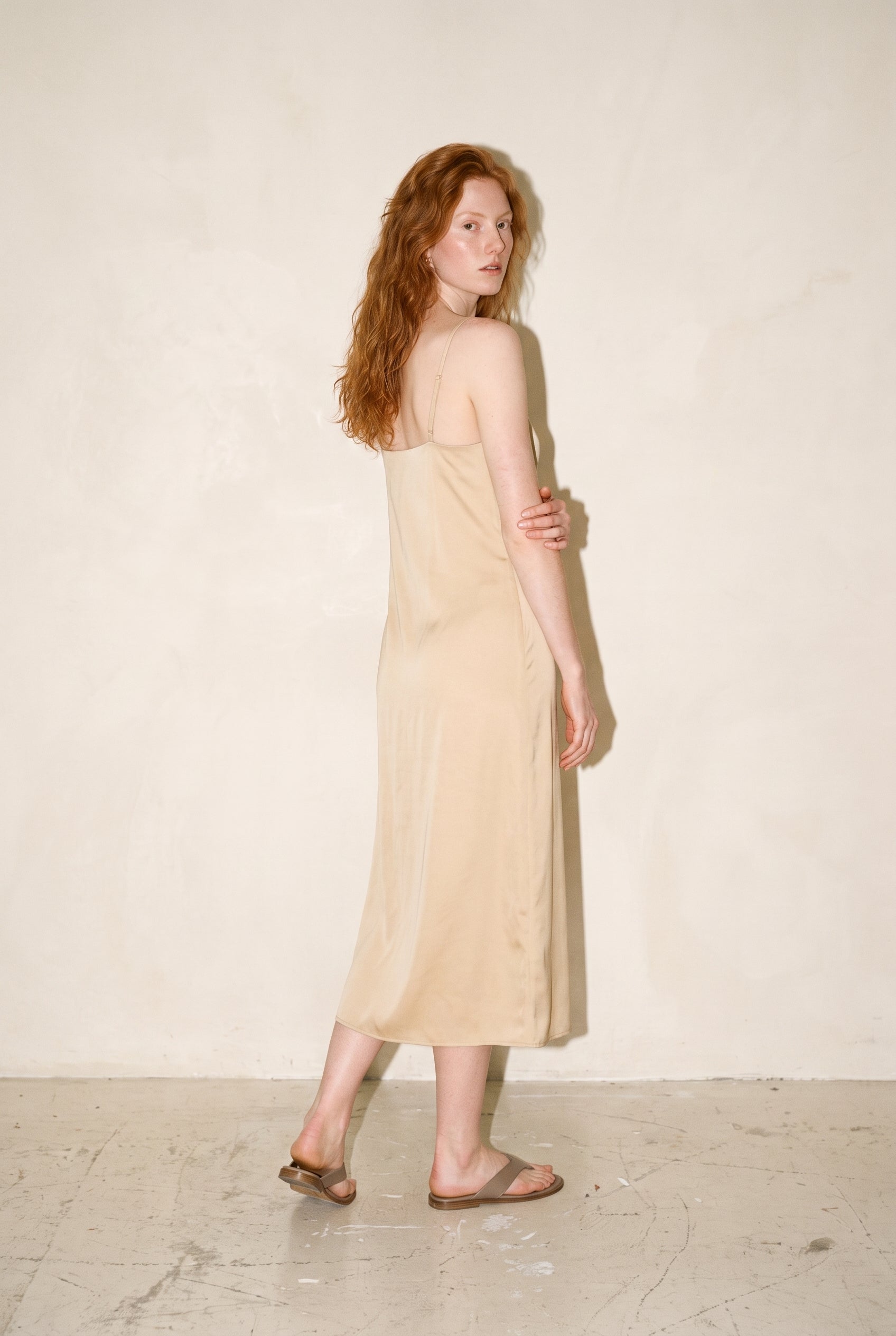 Emma Slip Dress Butter Yellow