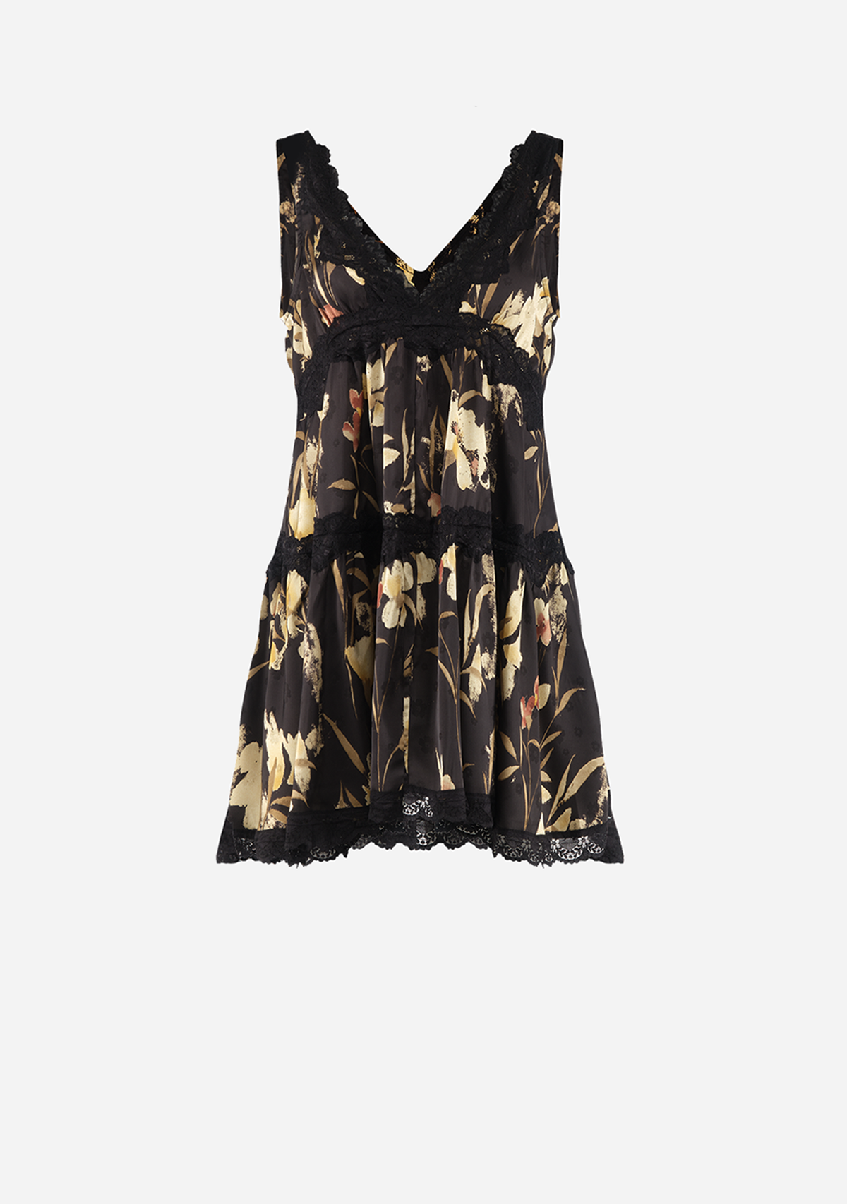 Maelys Mini Dress Black Multi