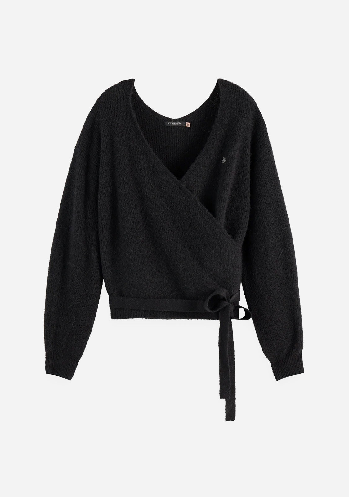 Fuzzy Wrap Cardigan Meteorite