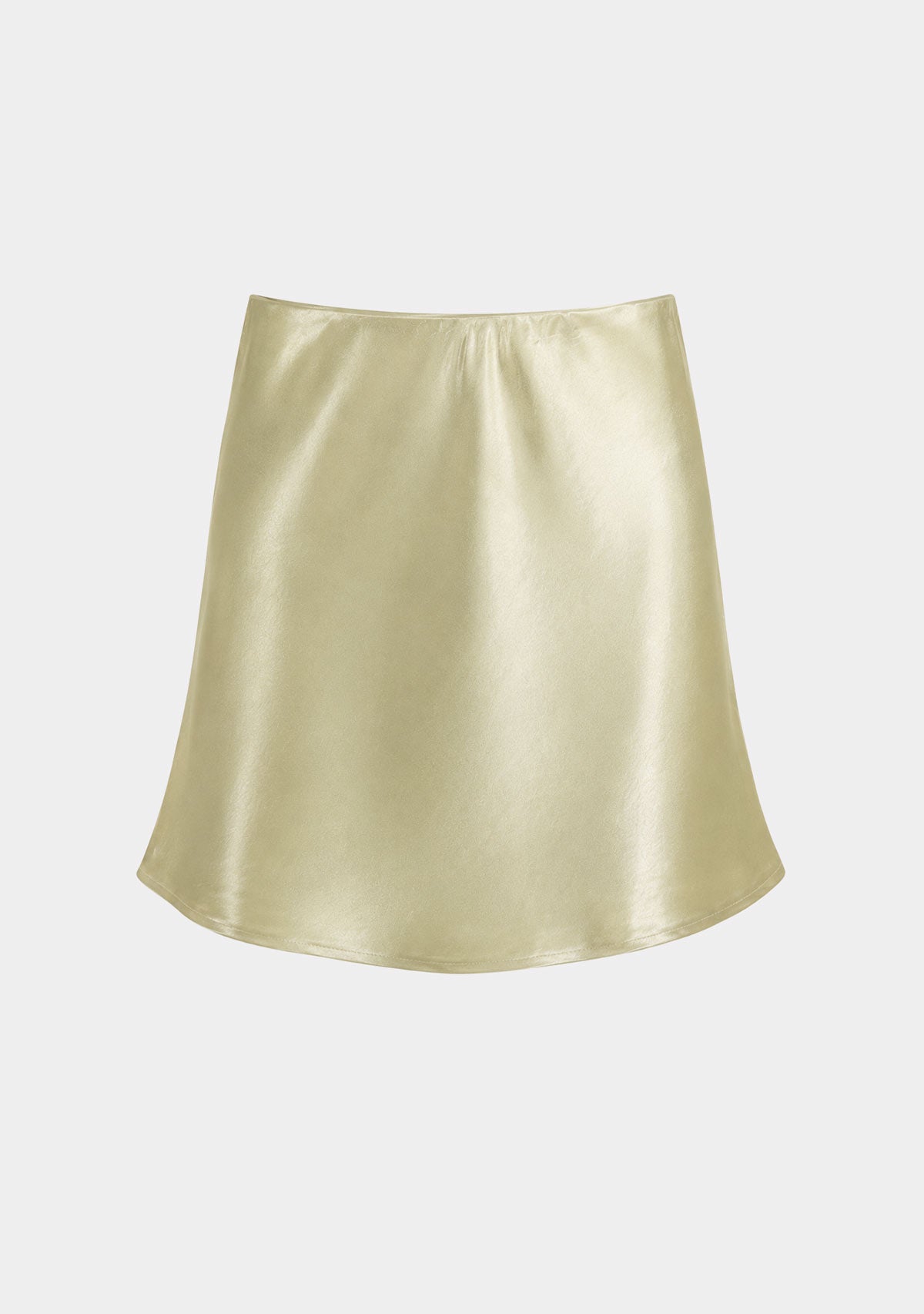 Silky Slip Mini Skirt