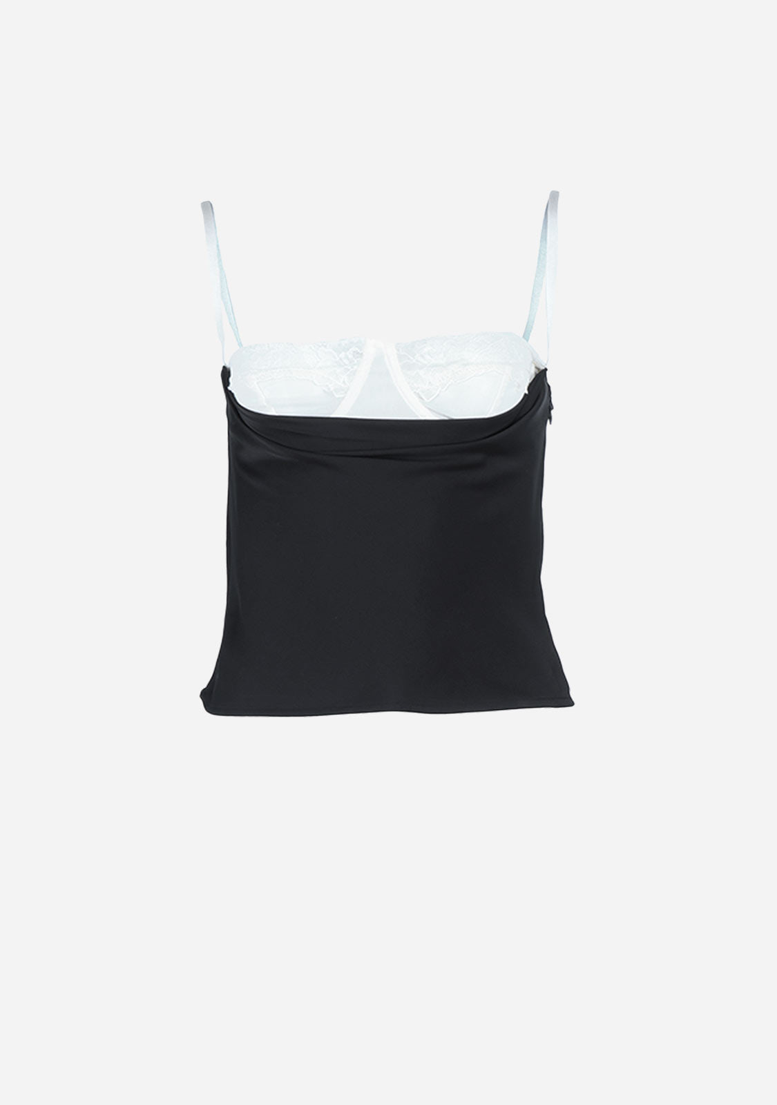 Satin Solid Color Sleeveless Cami Crop Top