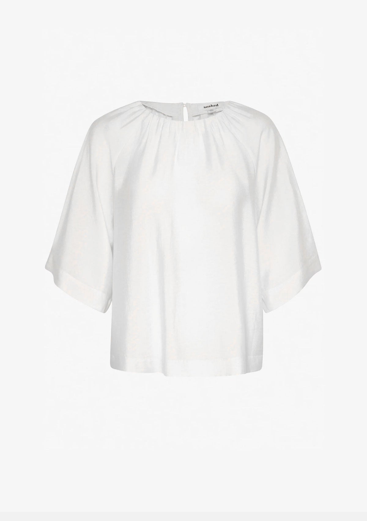 Leodora 3/4 Sleeve Top White