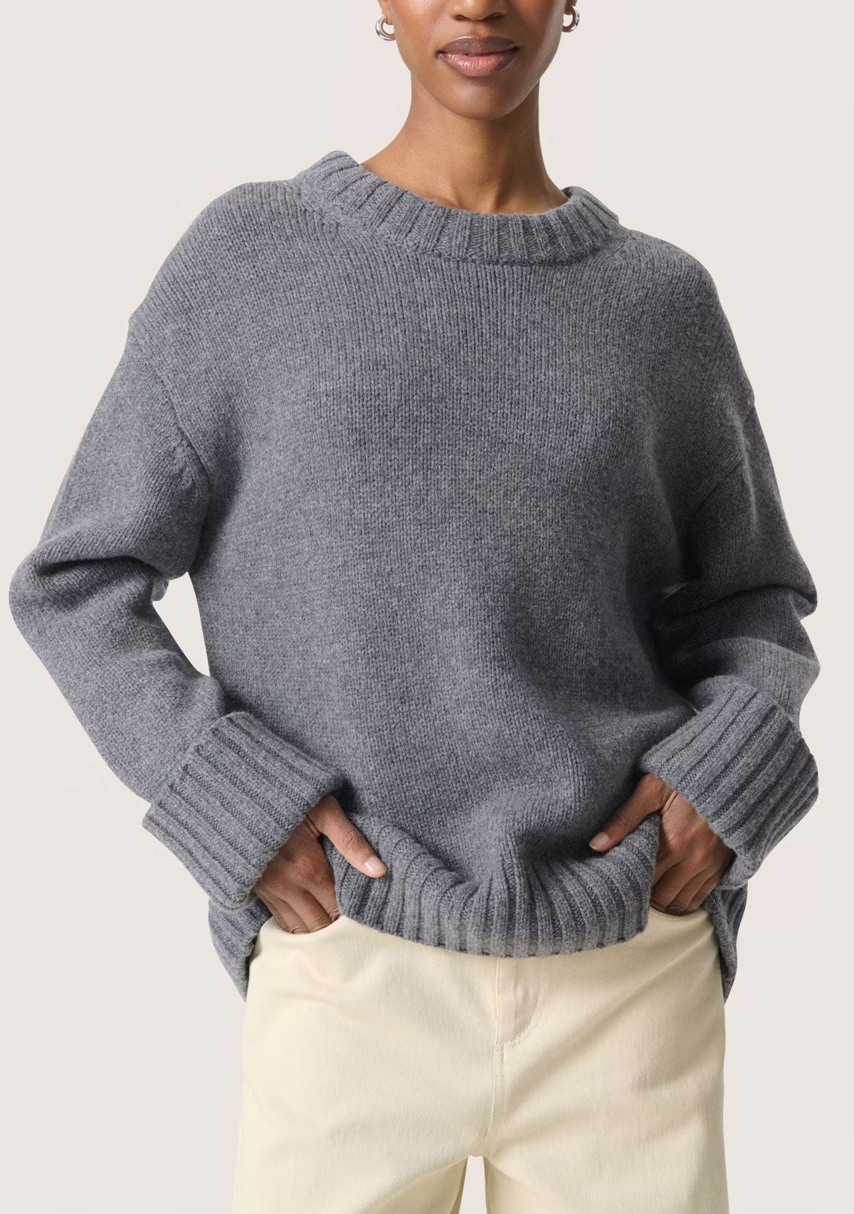 Moline Sweater Grey Melange
