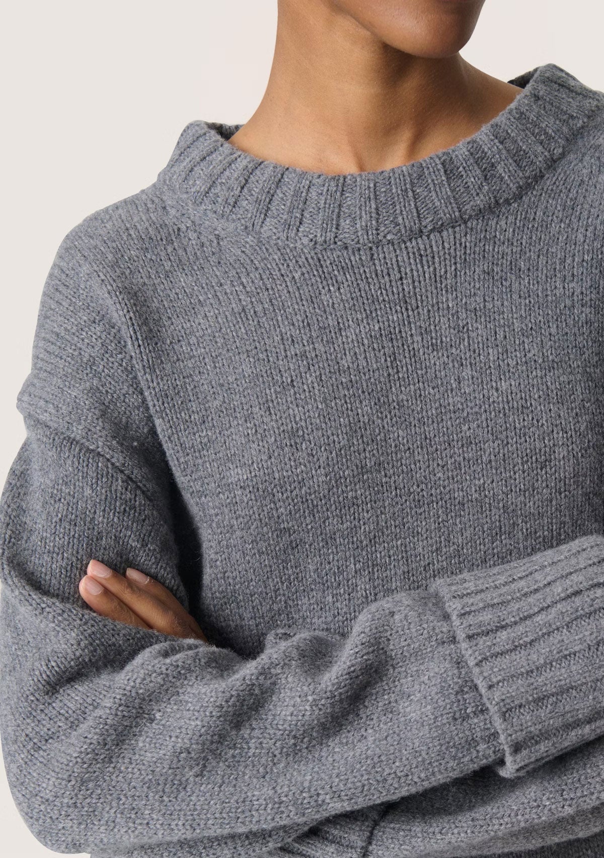 Moline Sweater Grey Melange