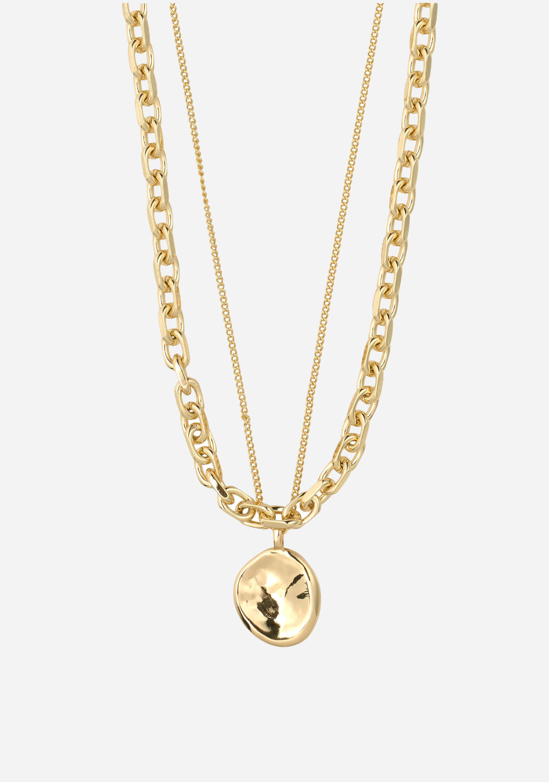 Sparkle Necklace 2 In-1 Set, Gold