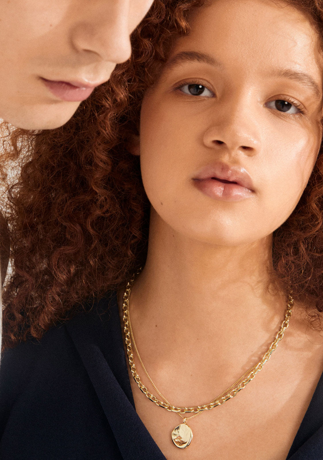 Sparkle Necklace 2 In-1 Set, Gold