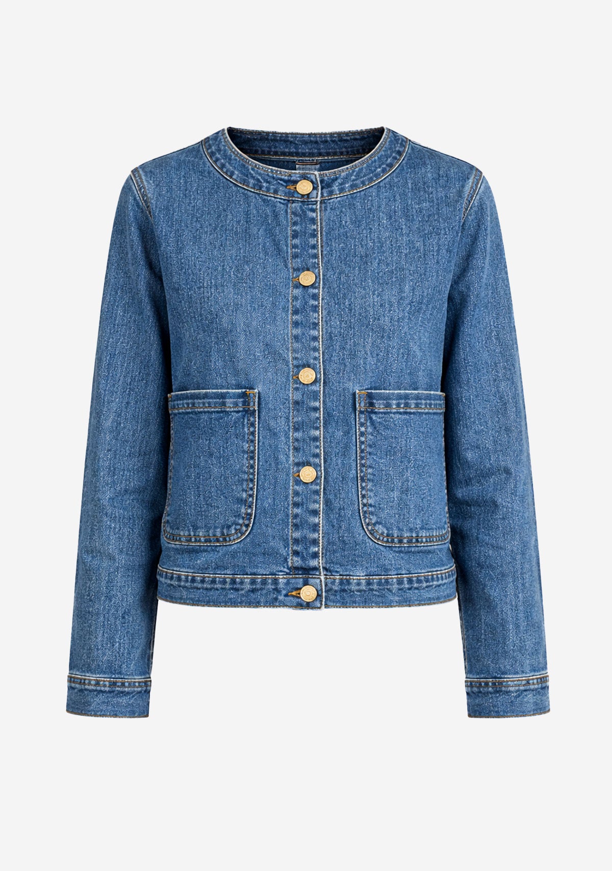 Stretch Denim Workwear Jacket Denim Blue