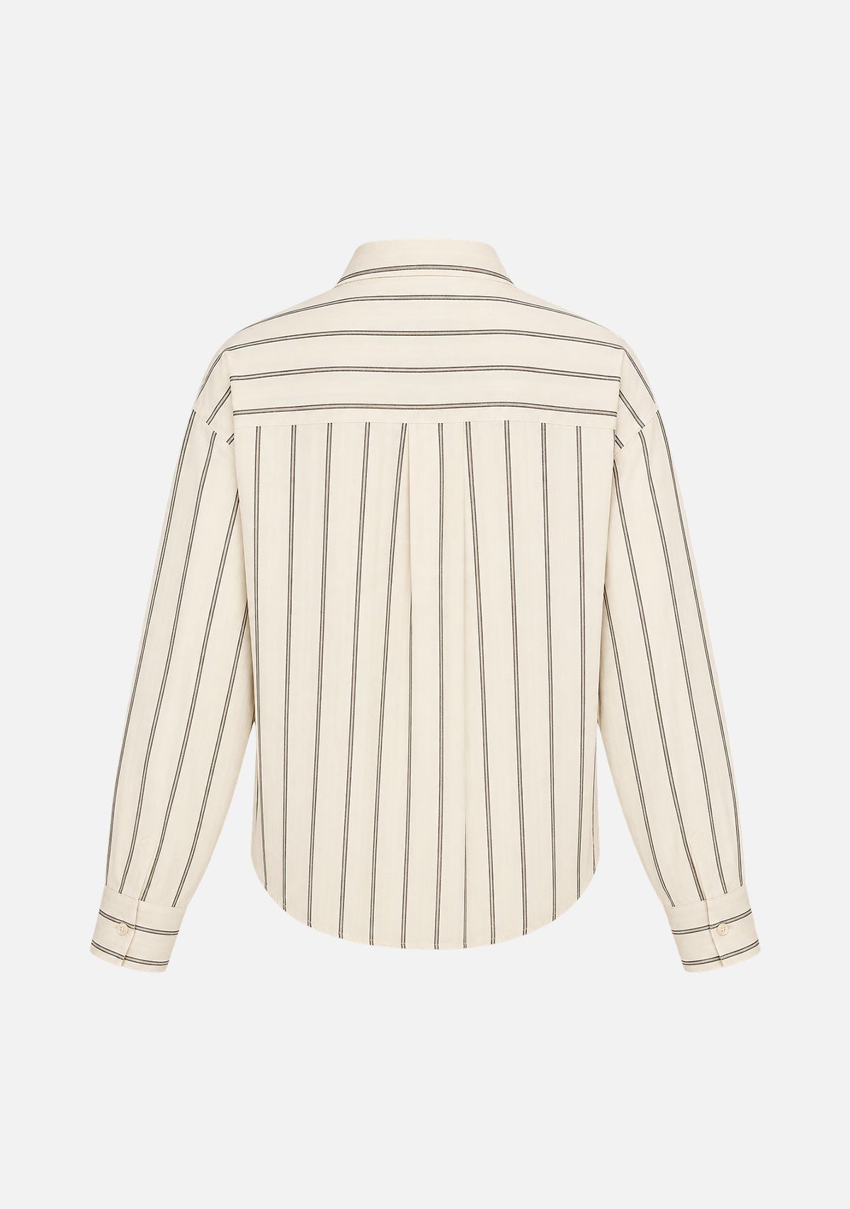 Striped Wrap Front Shirt