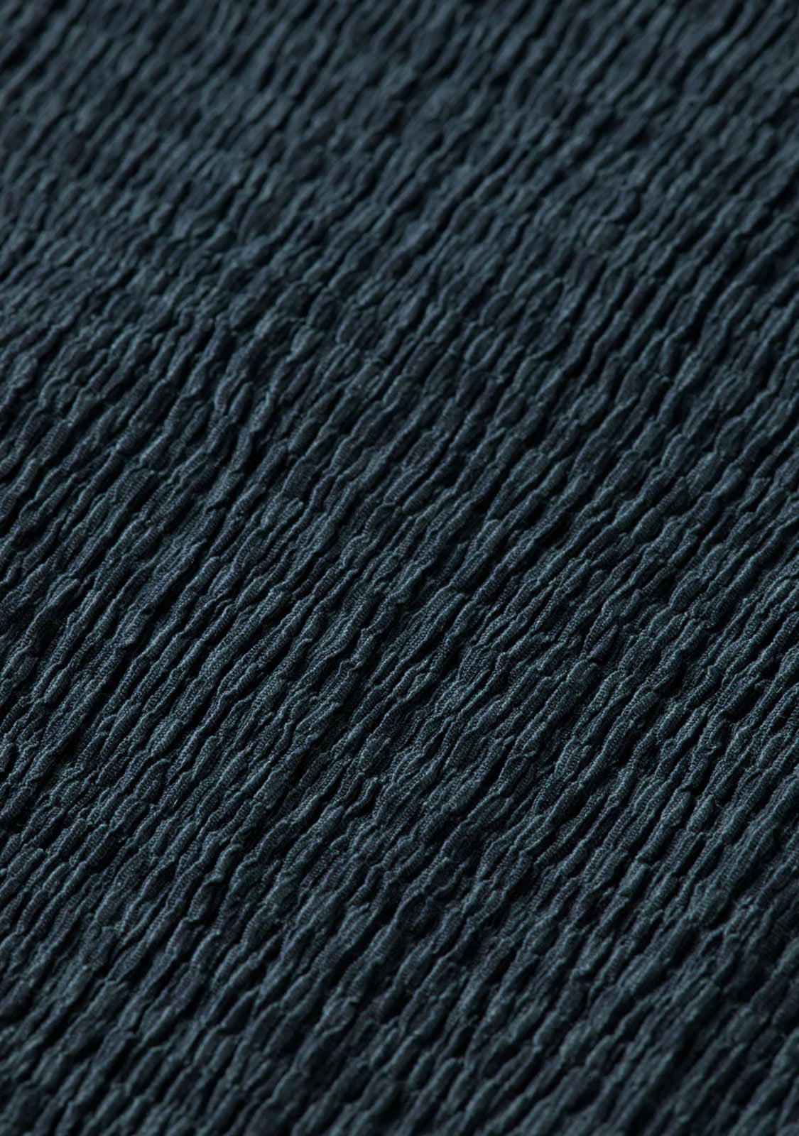 Structured V-Neck Top Carbon