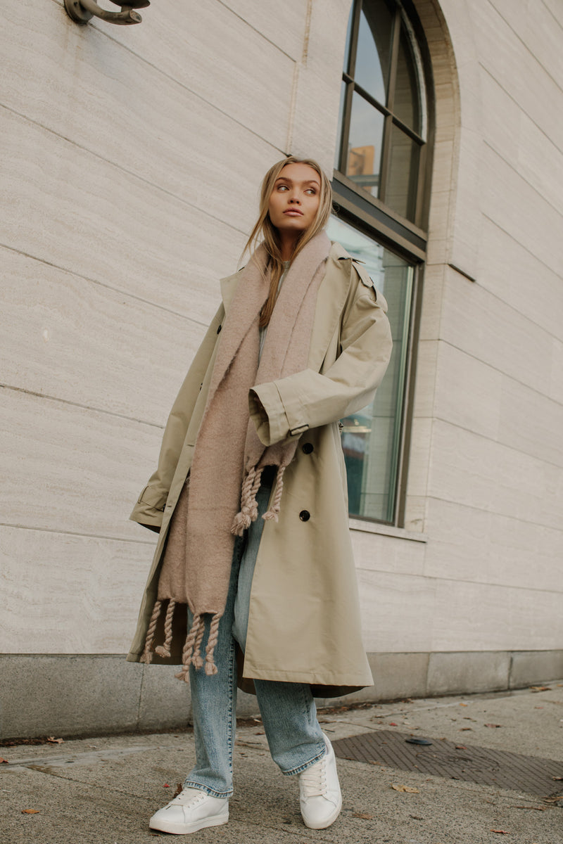 JXCHOICE Trench Coat