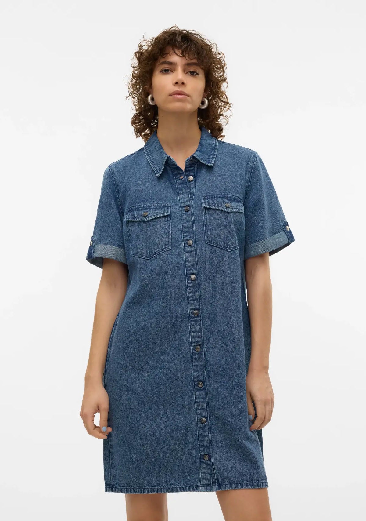 VM Jennie SS Short Denim Dress