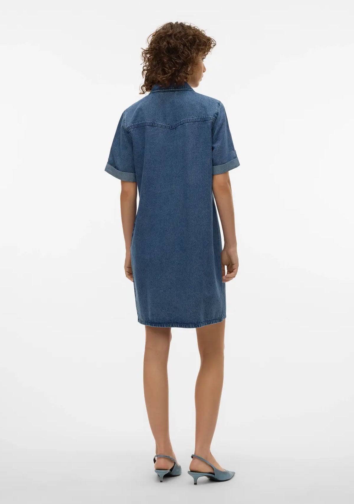 VM Jennie SS Short Denim Dress