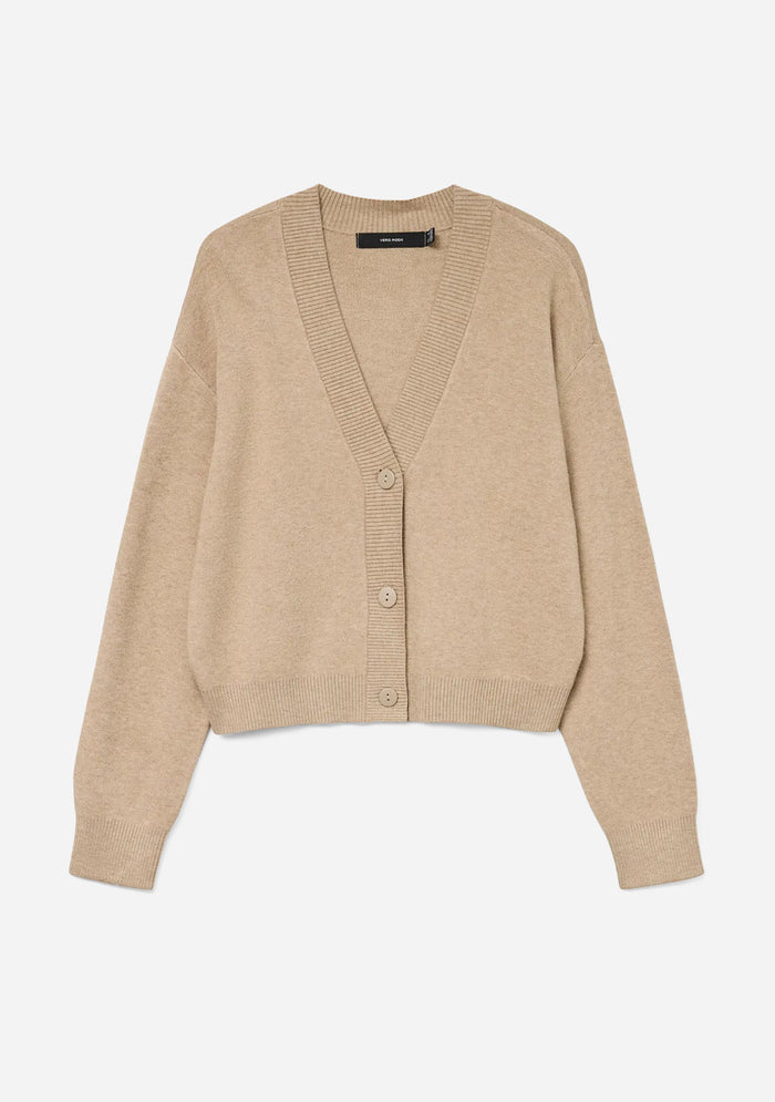 VMFIONA Knit Cardigan - Silver Mink