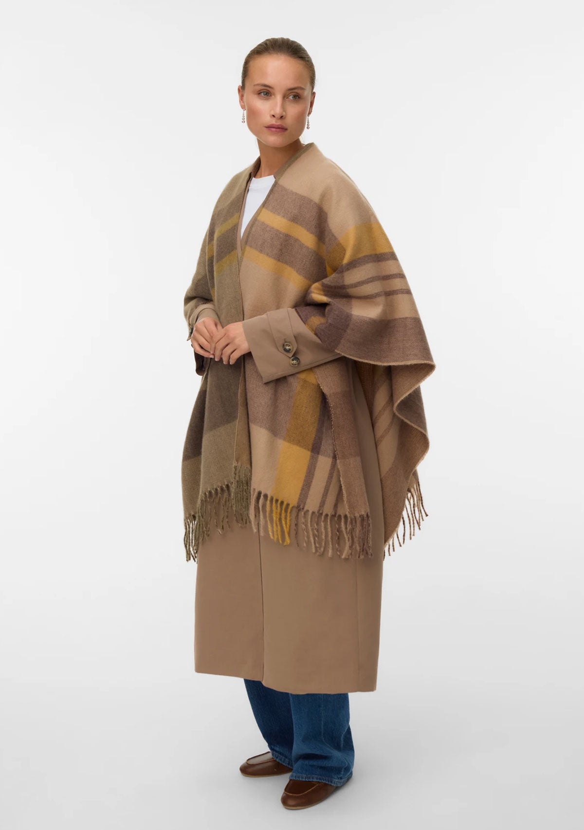 VMKira Poncho Silver Mink
