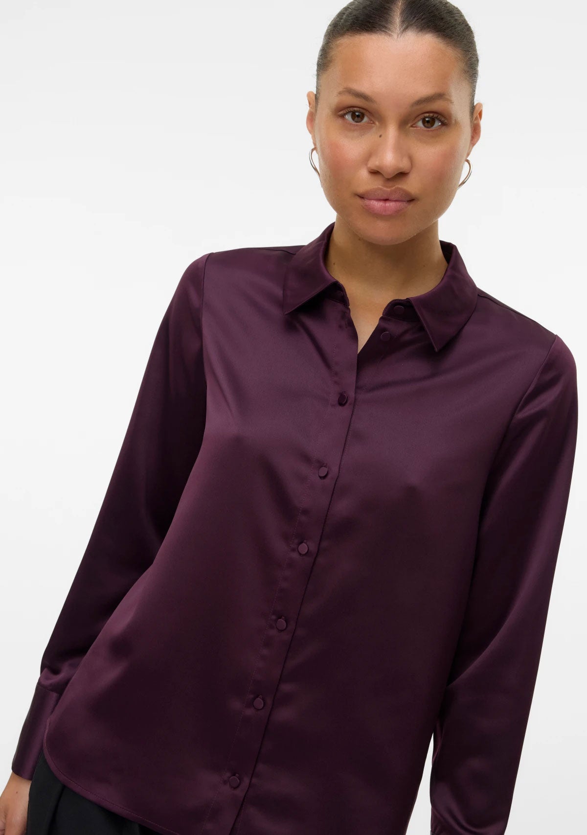 VMMerle Ls Shirt Wvn Ga Noos Winetasting