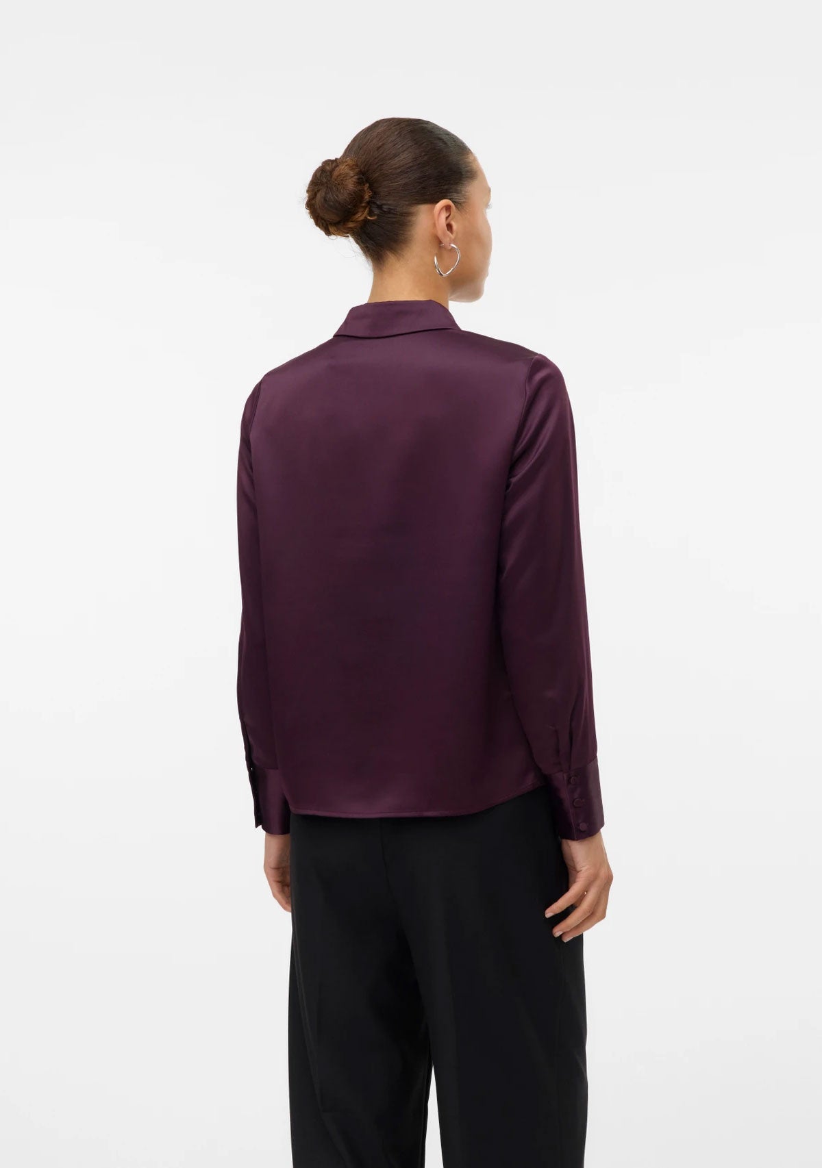 VMMerle Ls Shirt Wvn Ga Noos Winetasting