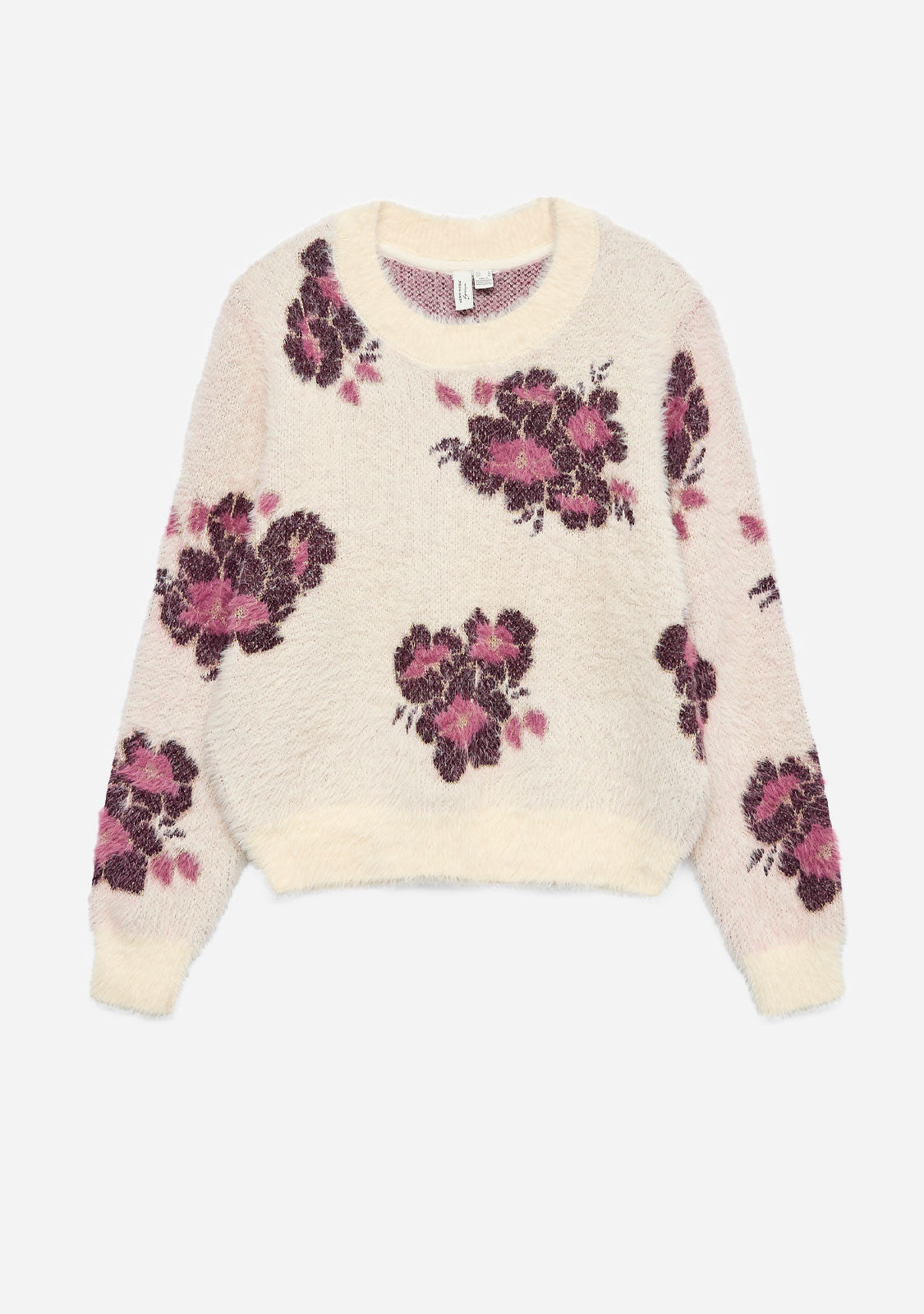 VMPoilu Flower Ls Oneck Pullover Btq Birch