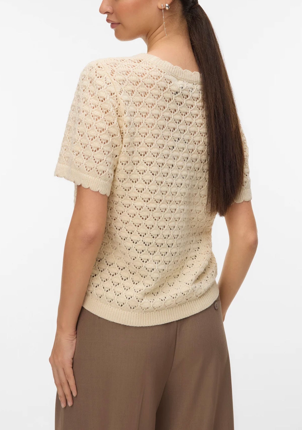 Vm Jaqueline  O-Neck Top Boo Birch