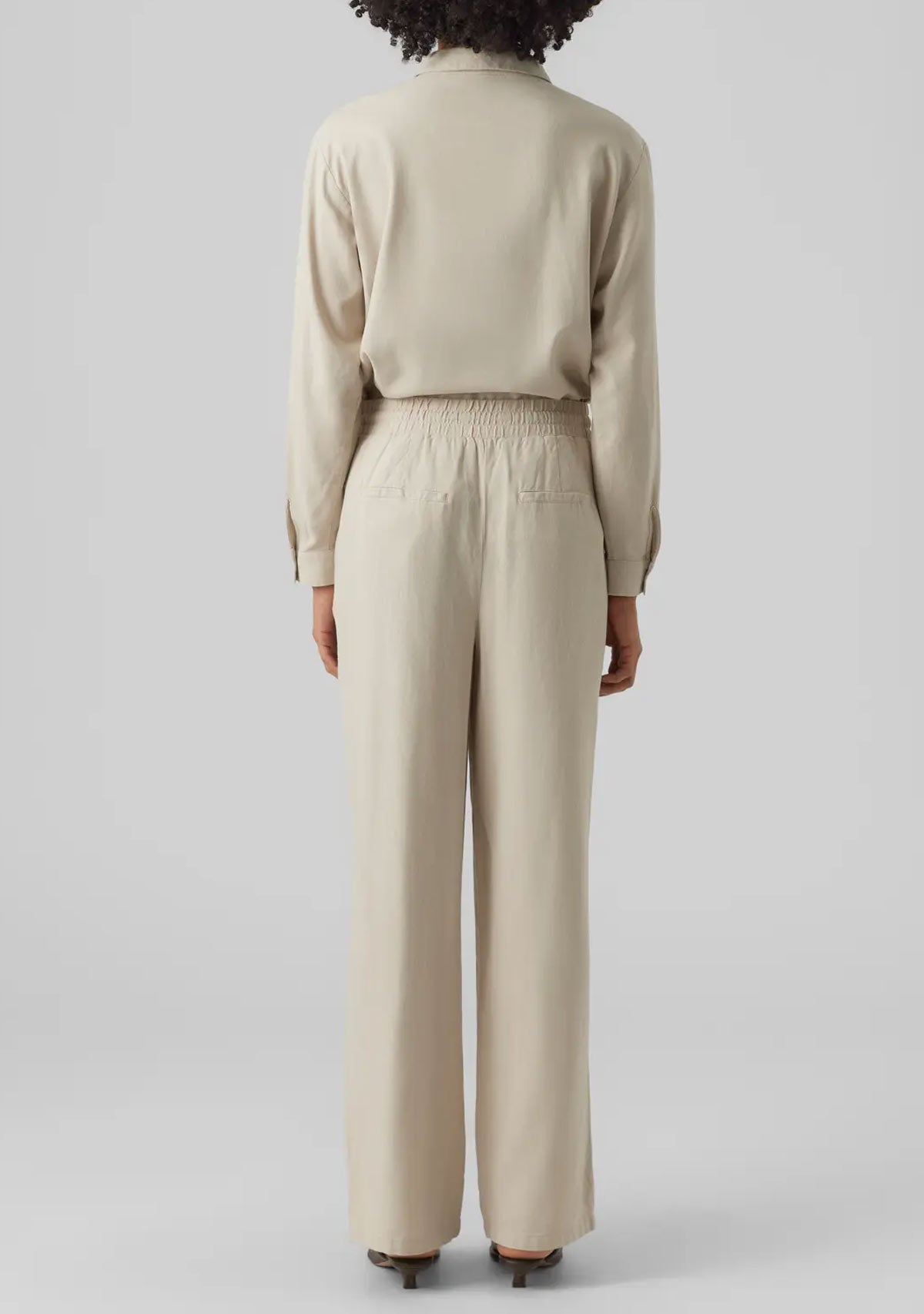 Vm Jes Milo  Wide Pants  Noos Silver Lining