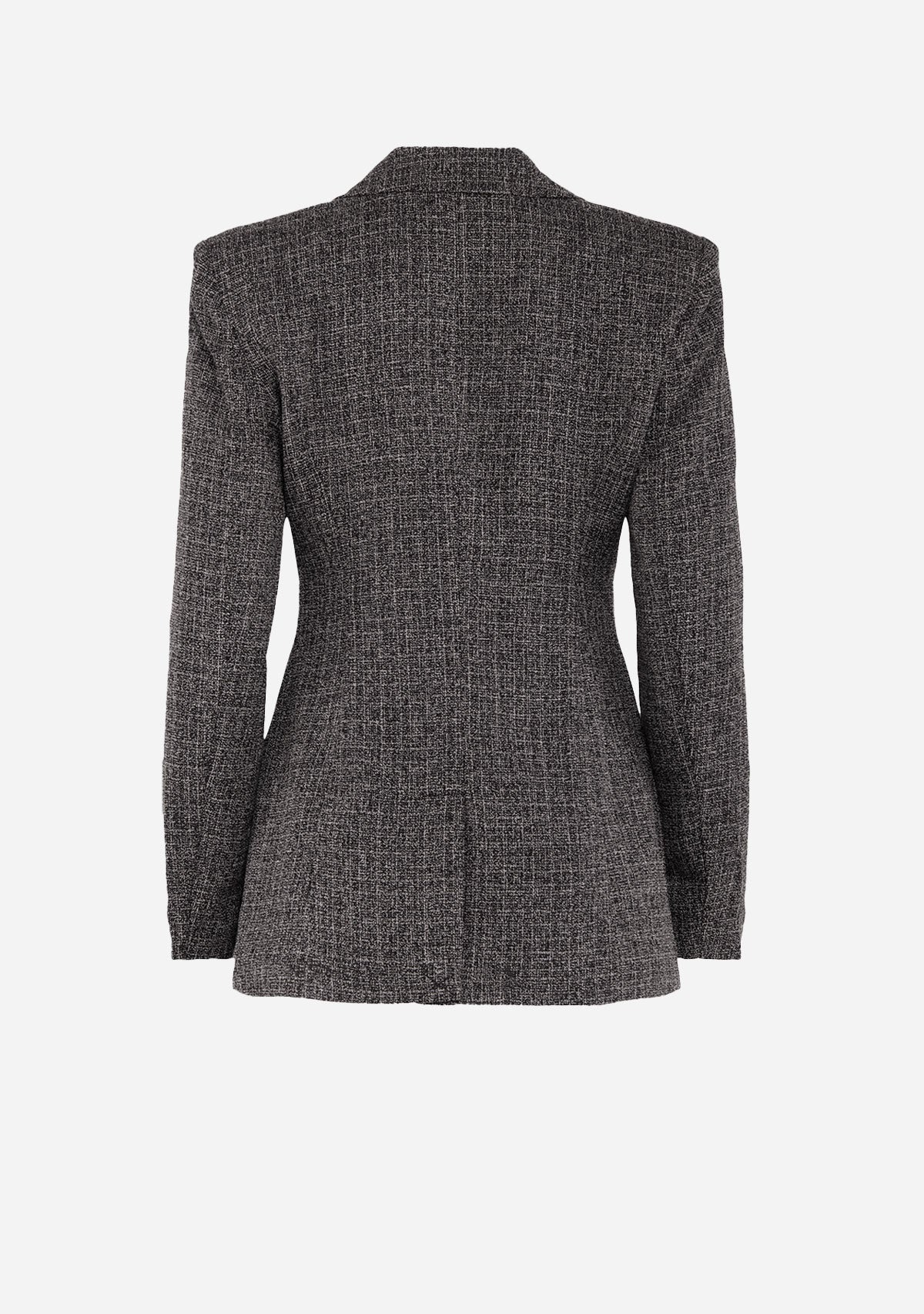 VmMPerle Ls Fitted Bow Blazer Black