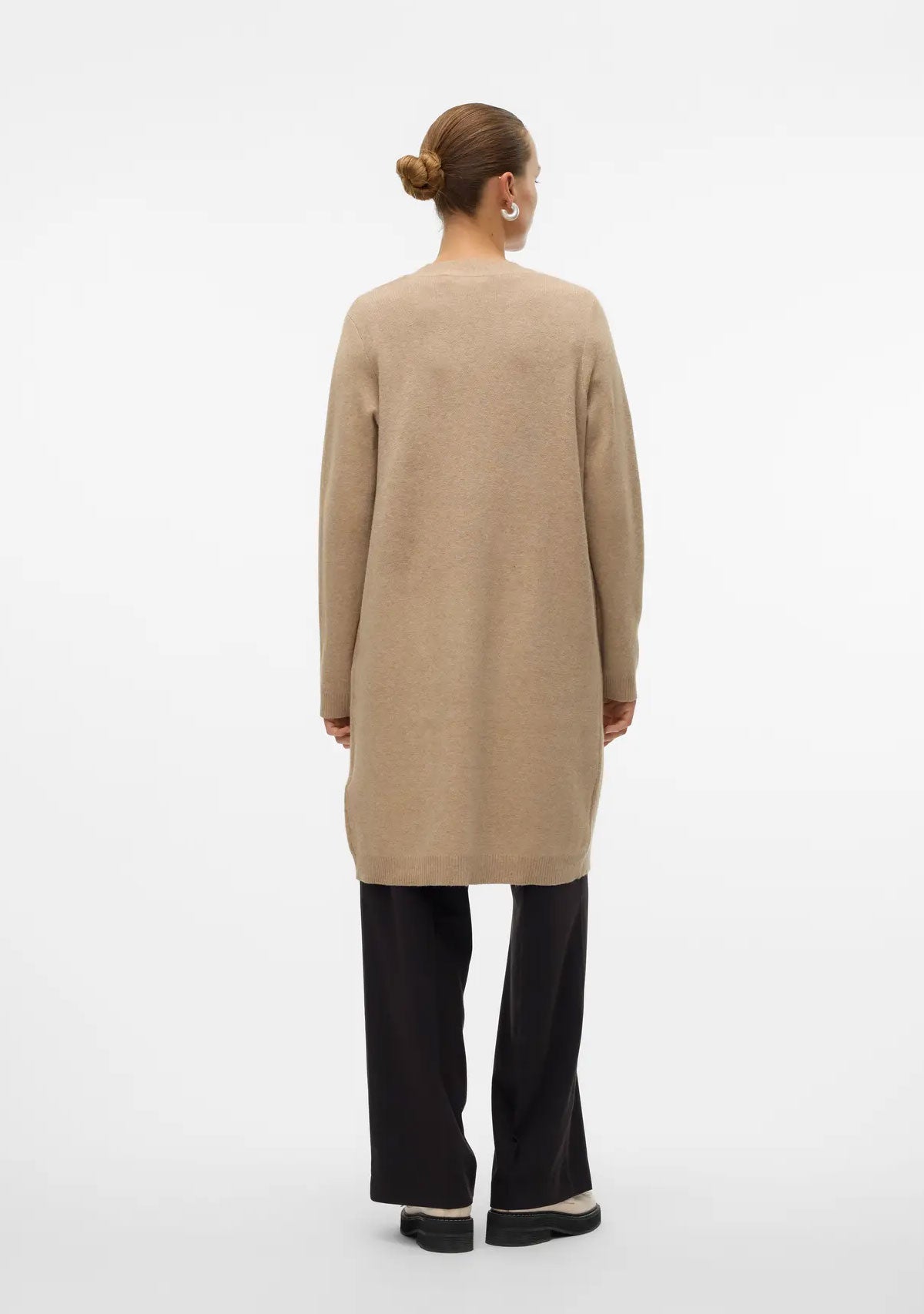 VMSaba LS Pocket Coatigan Silver Mink