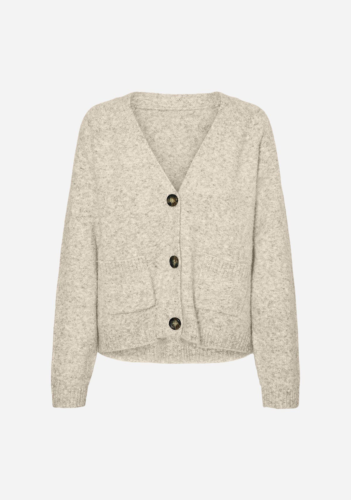 VM Boom LS V-Neck Button Cardigan Birch