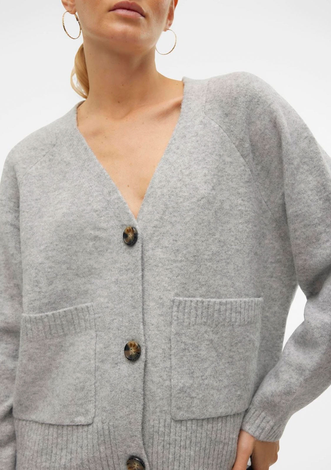 VM Boom LS V-Neck Button Cardigan