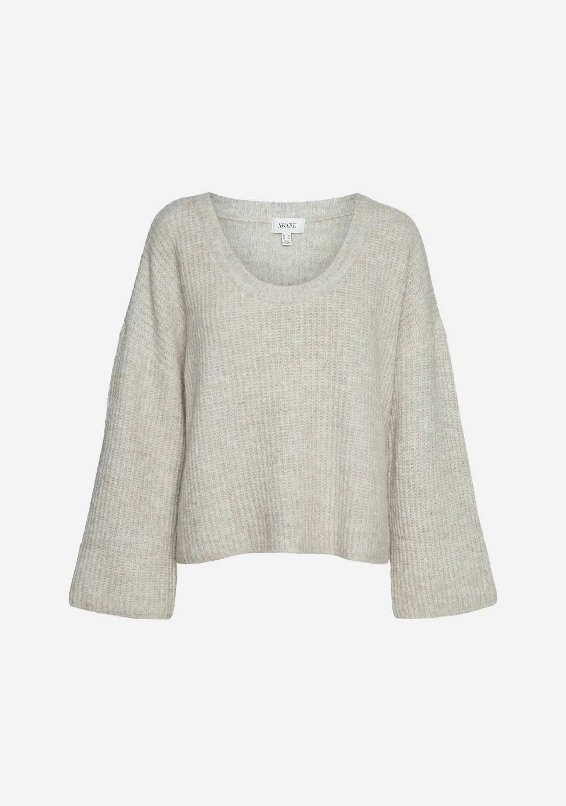 VMGemma LS U-Neck Knit Sweater