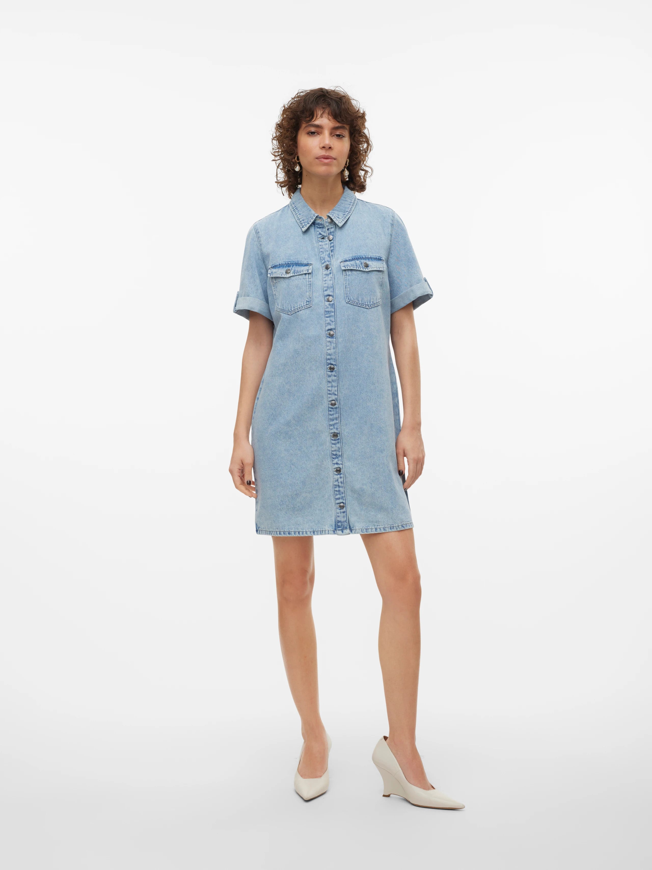 VM Jennie SS Short Denim Dress