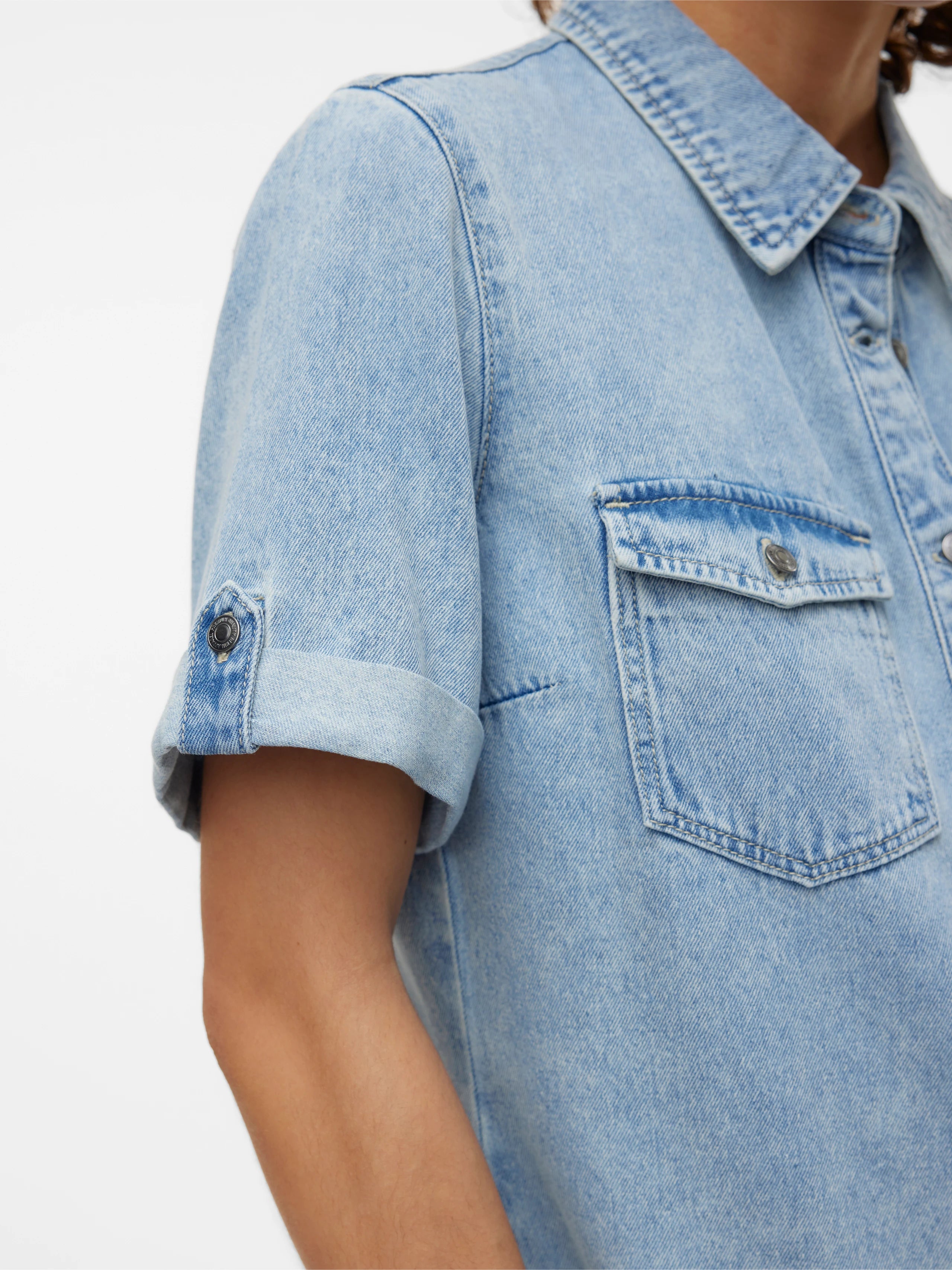 VM Jennie SS Short Denim Dress