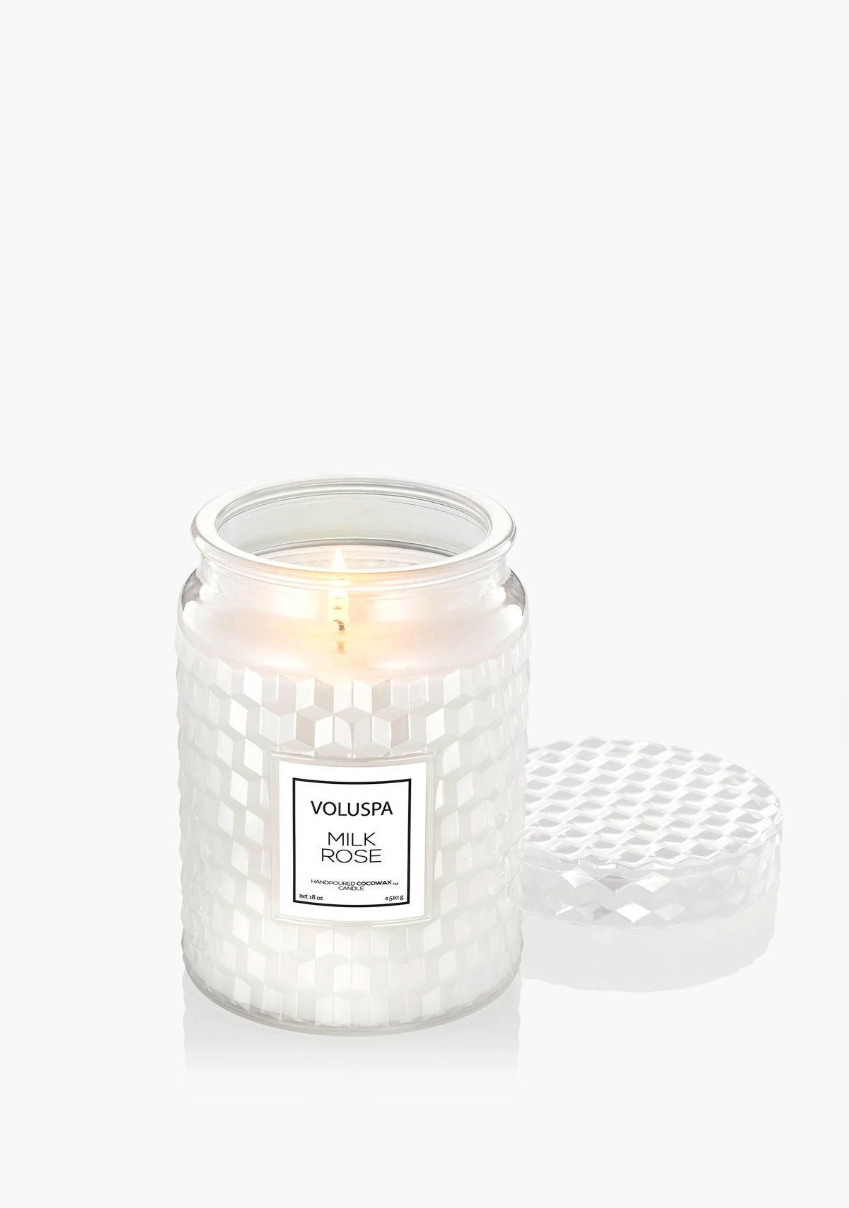 Milk Rose Large Jar Candle 18oz