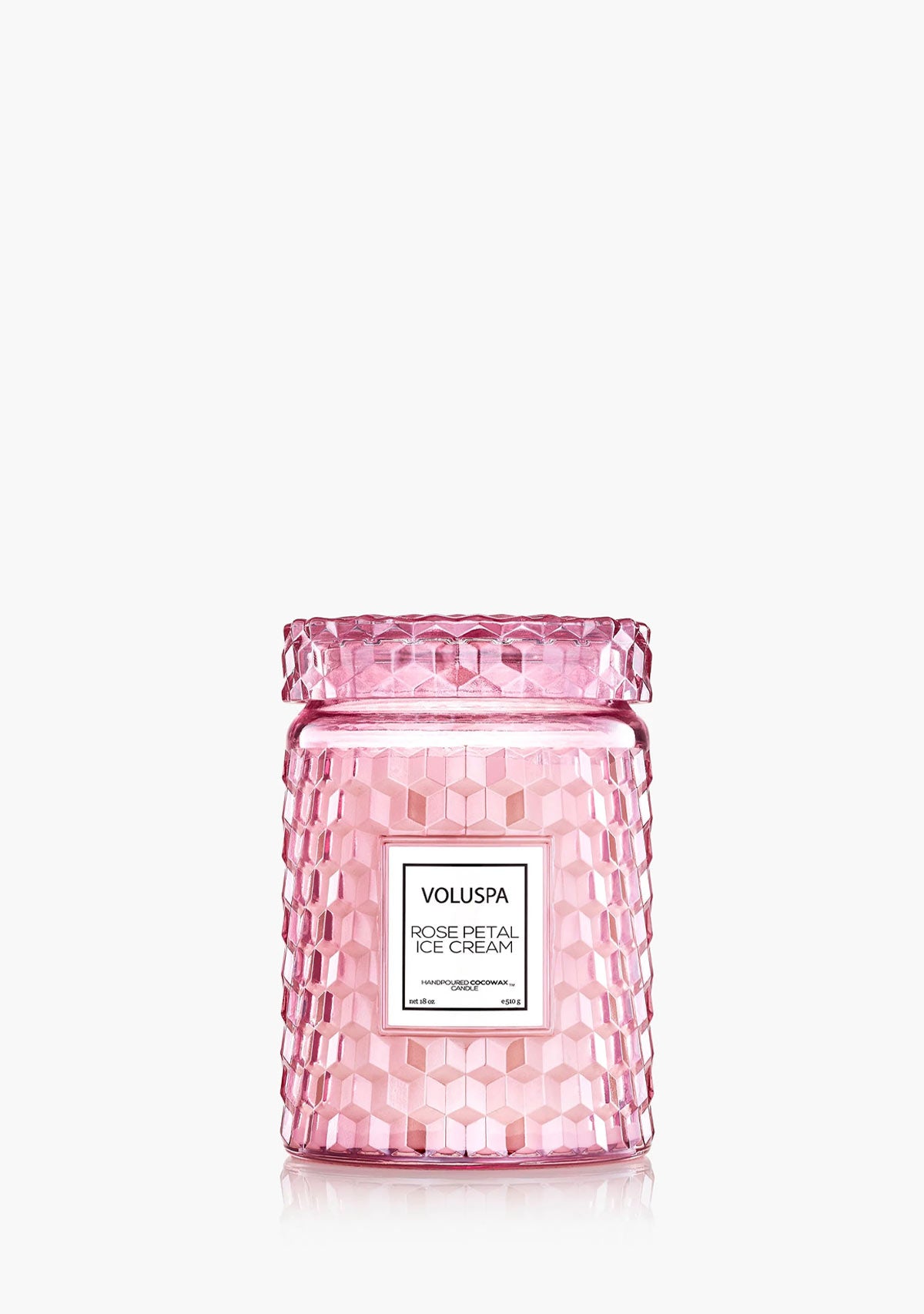 Rose Petal Ice Cream Large Jar Candle 18oz