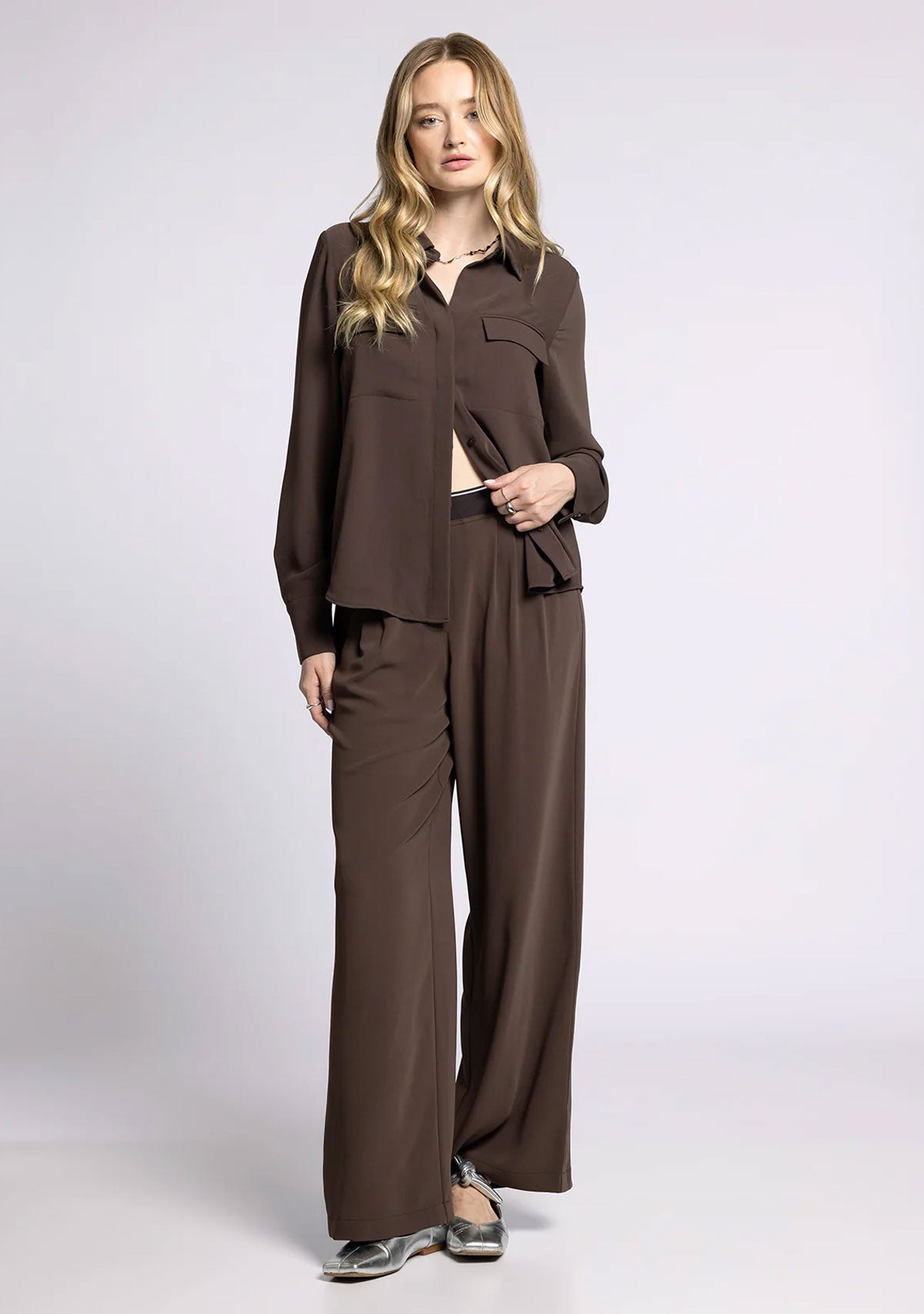 Janessa Pants Fudge