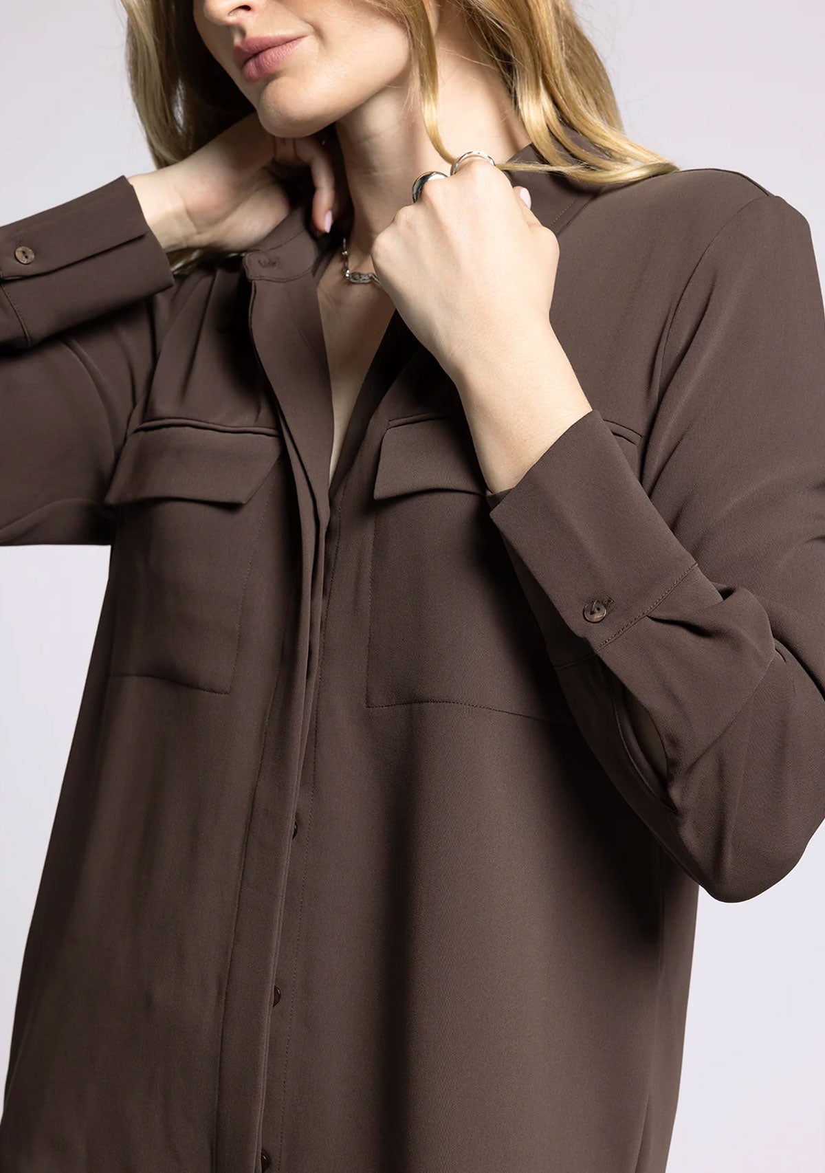 Janessa Shirt Fudge
