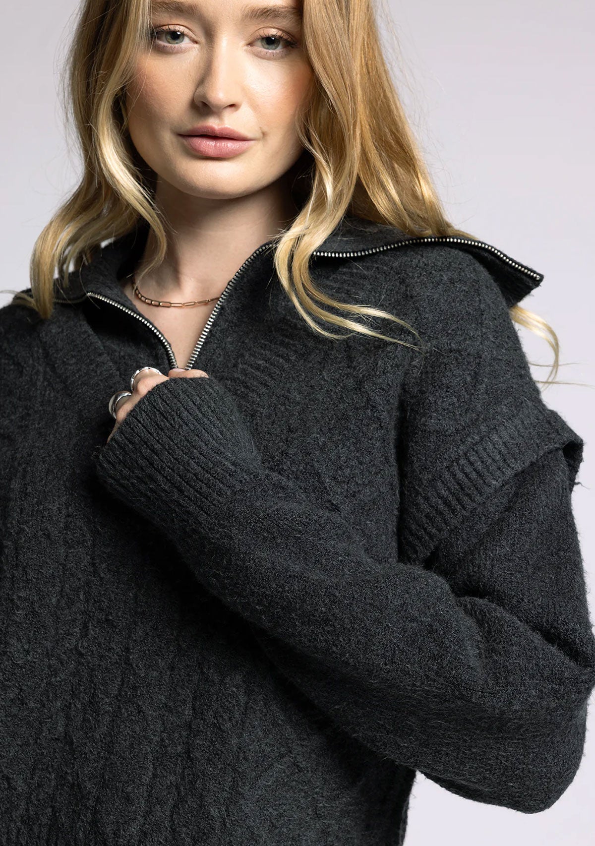 Jocelyn Pullover Charcol Heather