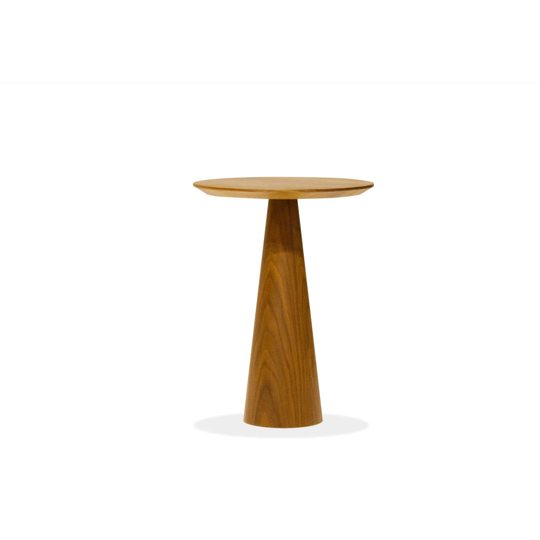 TOWER    Low  End Table Walnut Veneer