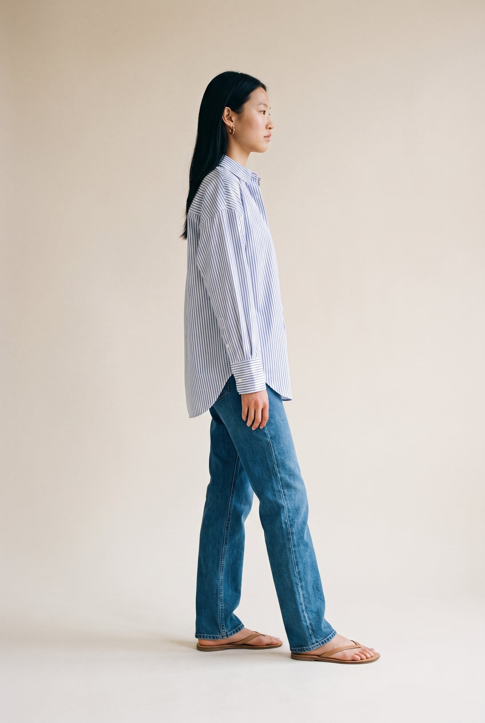 Ls Oversized Organic Poplin Shirt