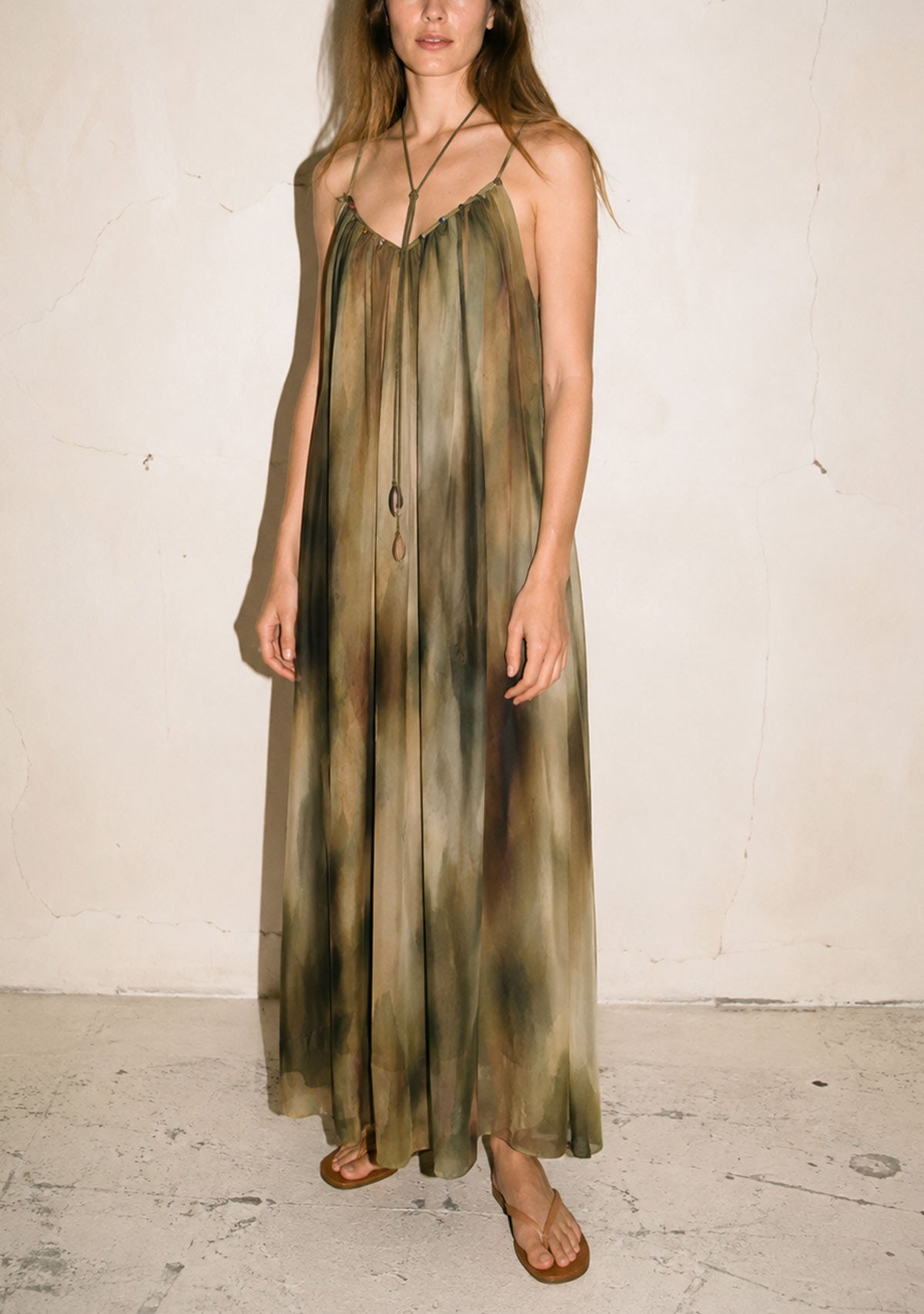Weekend Flow Dress Green