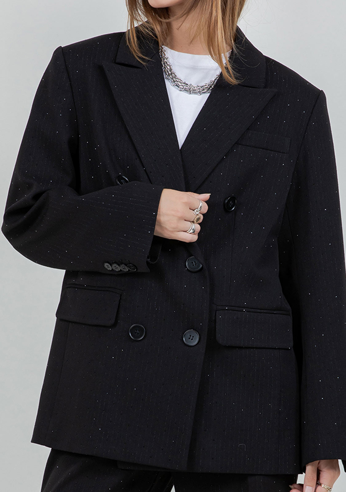 Classic Tailored  Blazer Black