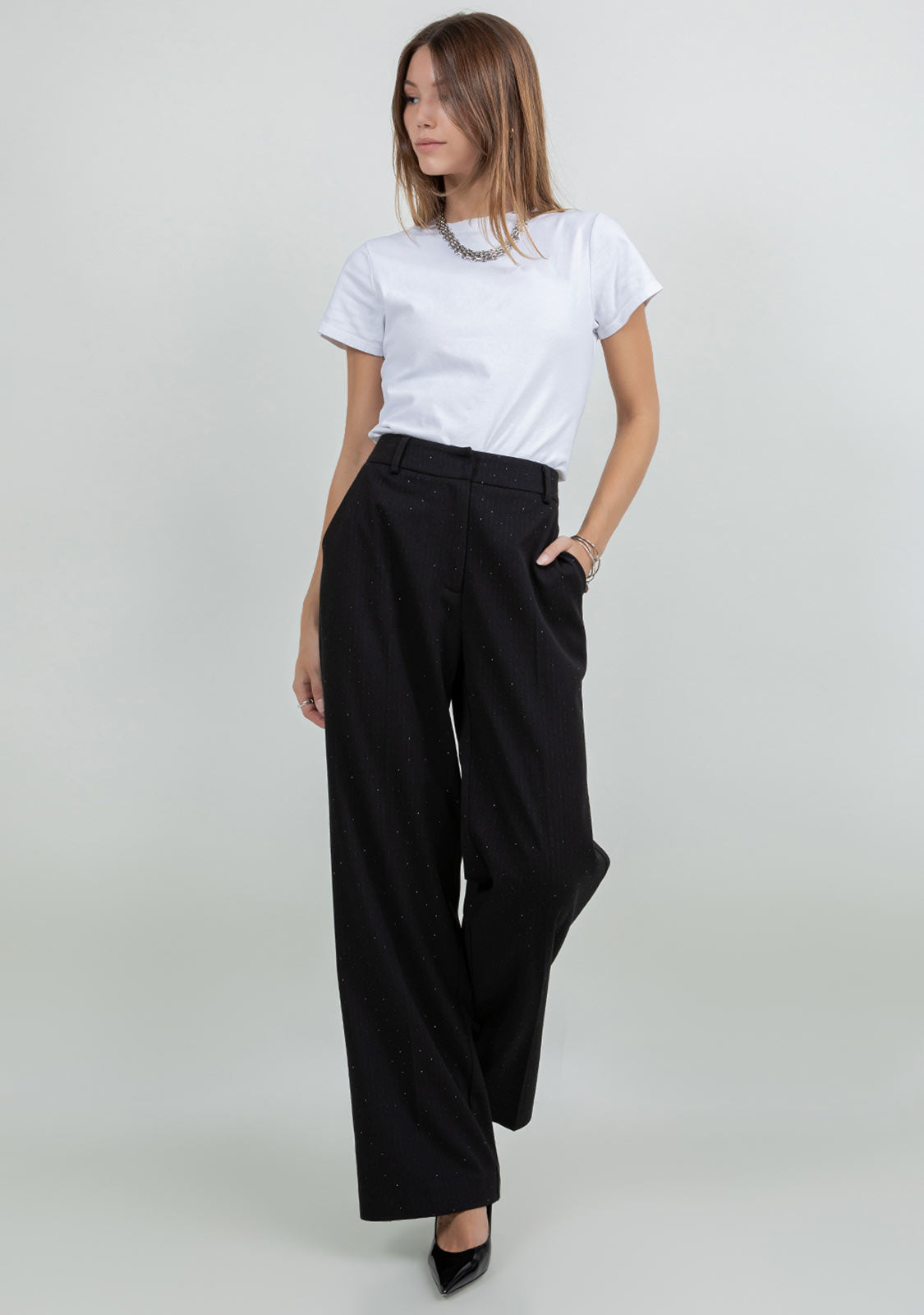 Tailored Trousers Black