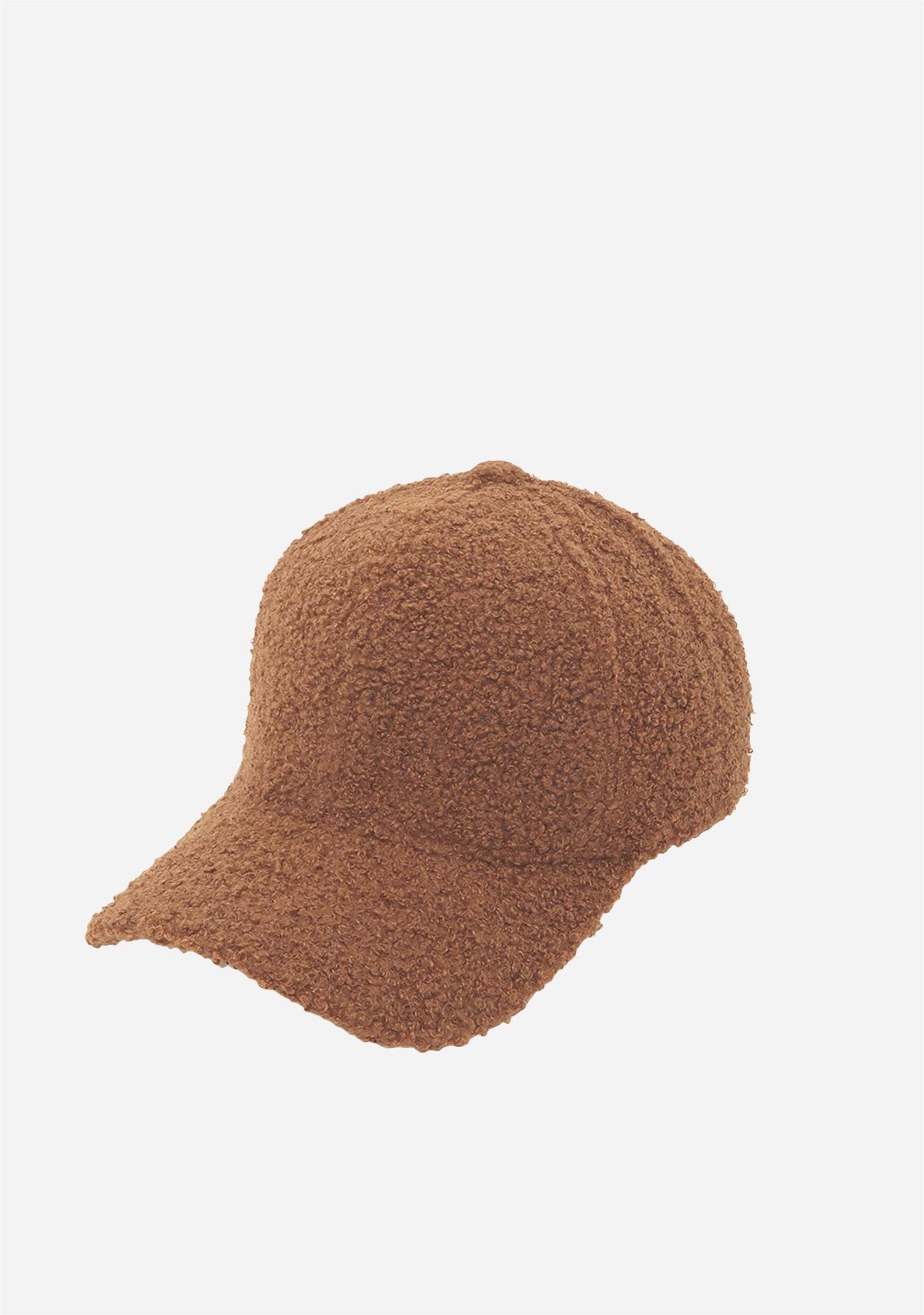 Fuzzy Sherpa Ball Cap Khaki