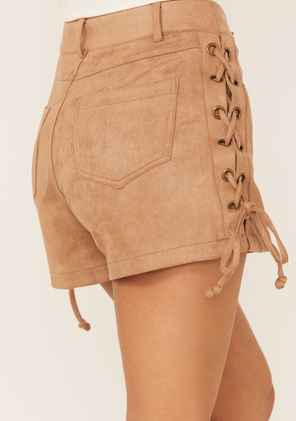 Lace Up Shorts