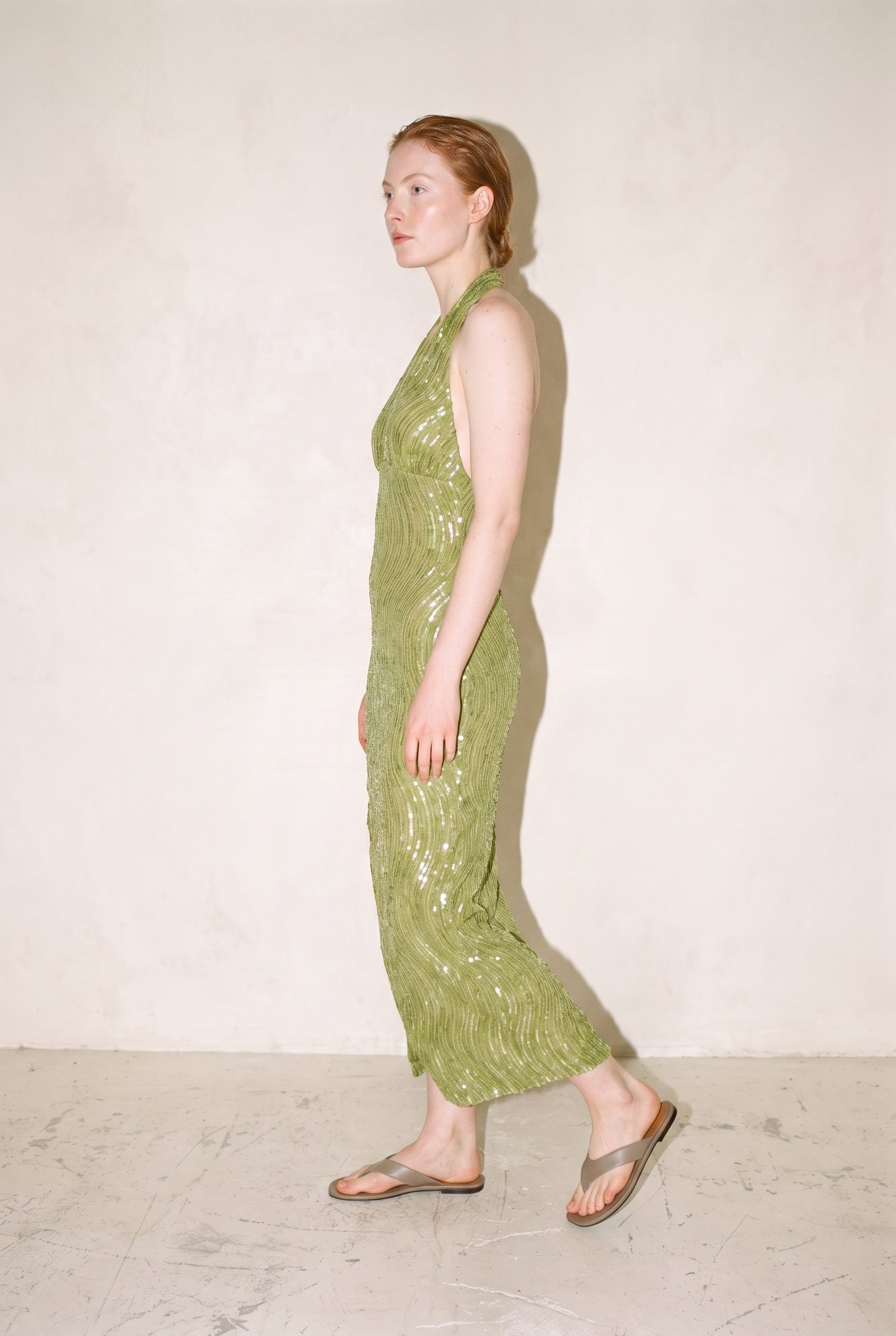The Solara Dress Green