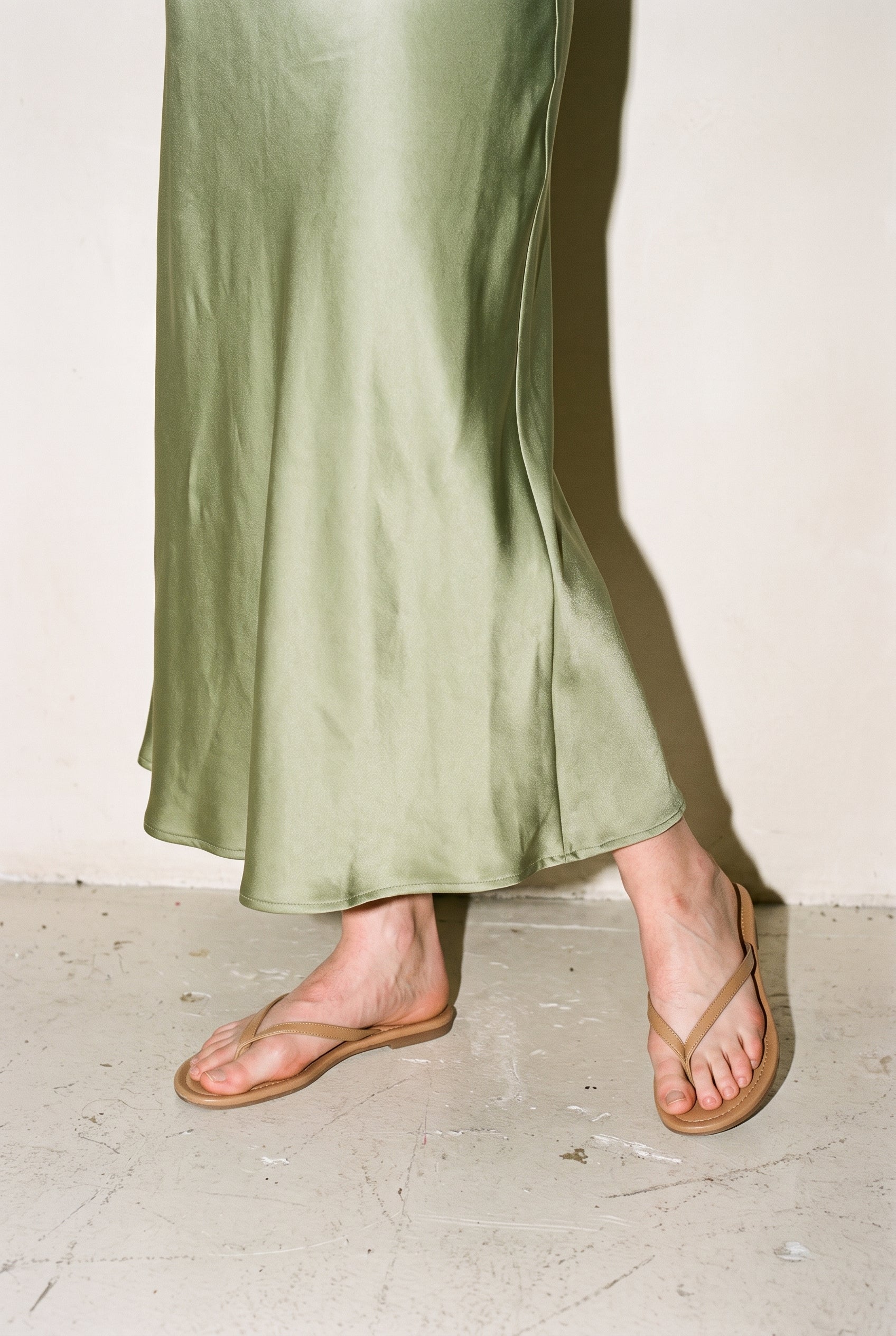 Woven Maxi Dress Olive