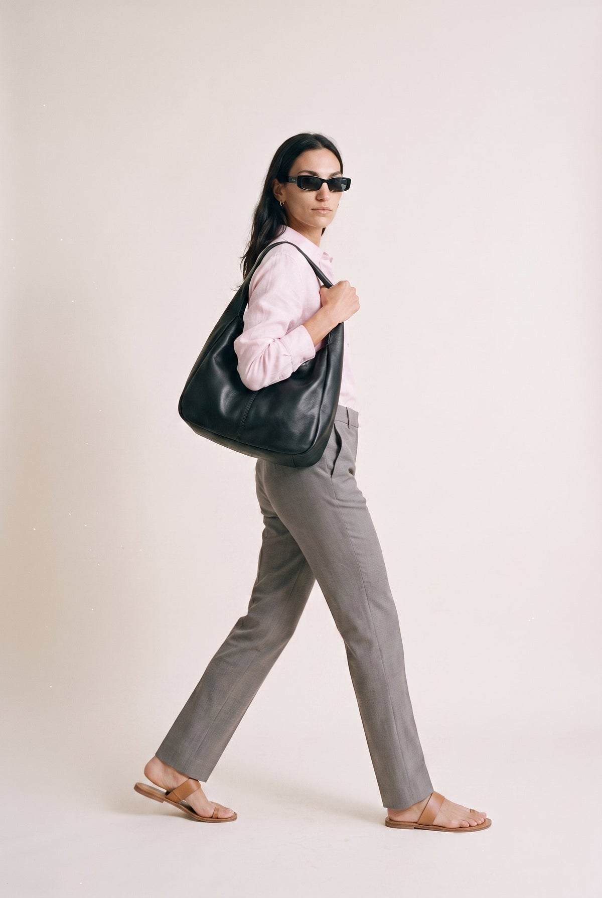 Relaxed Button-Up Shirt Pink 12 Rue Collette