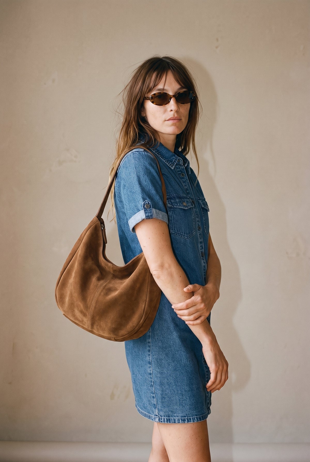 Robe courte en jean VM Jennie SS